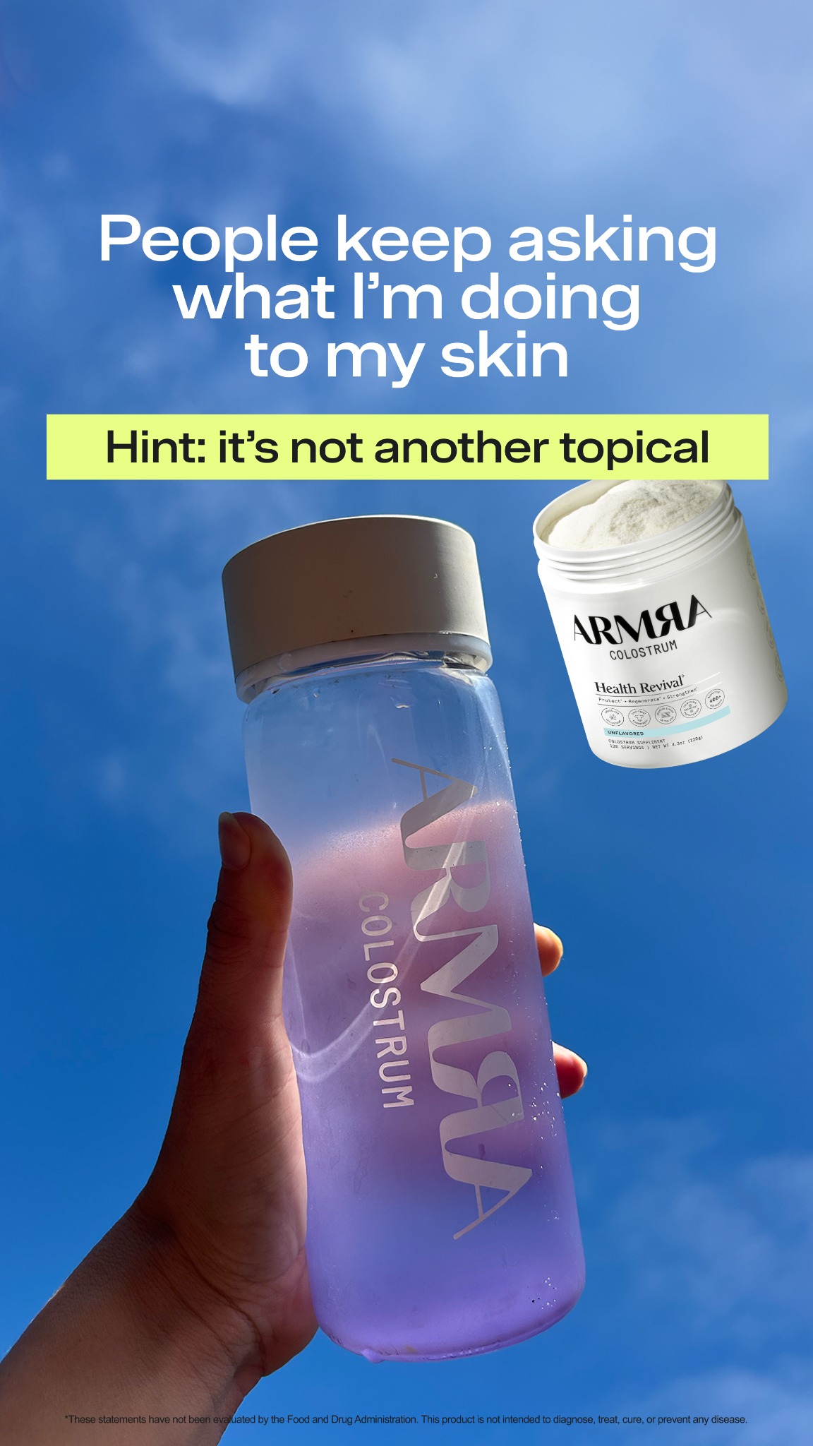 ARMRA Facebook ad