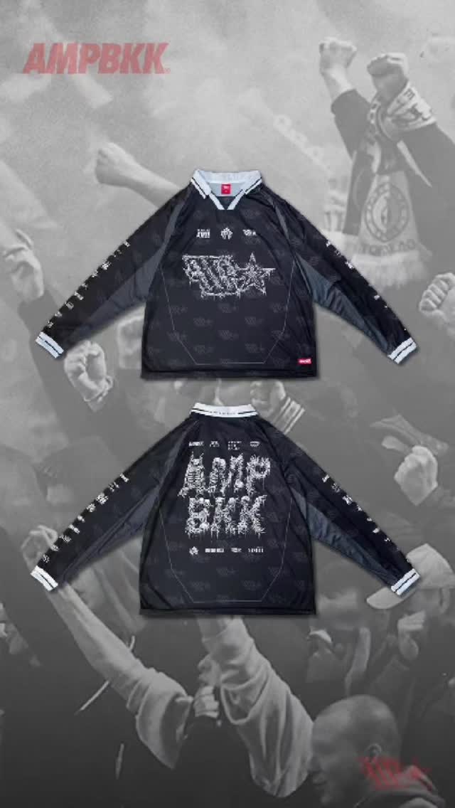 AMPBKK.Co Facebook ad: A.M.P. DEATH LOGO L/S FOOTBALL JERSEY