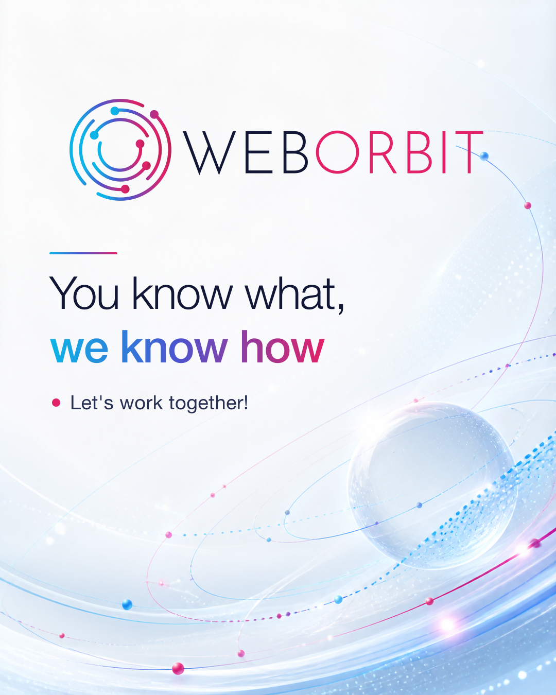 WebOrbit Facebook ad