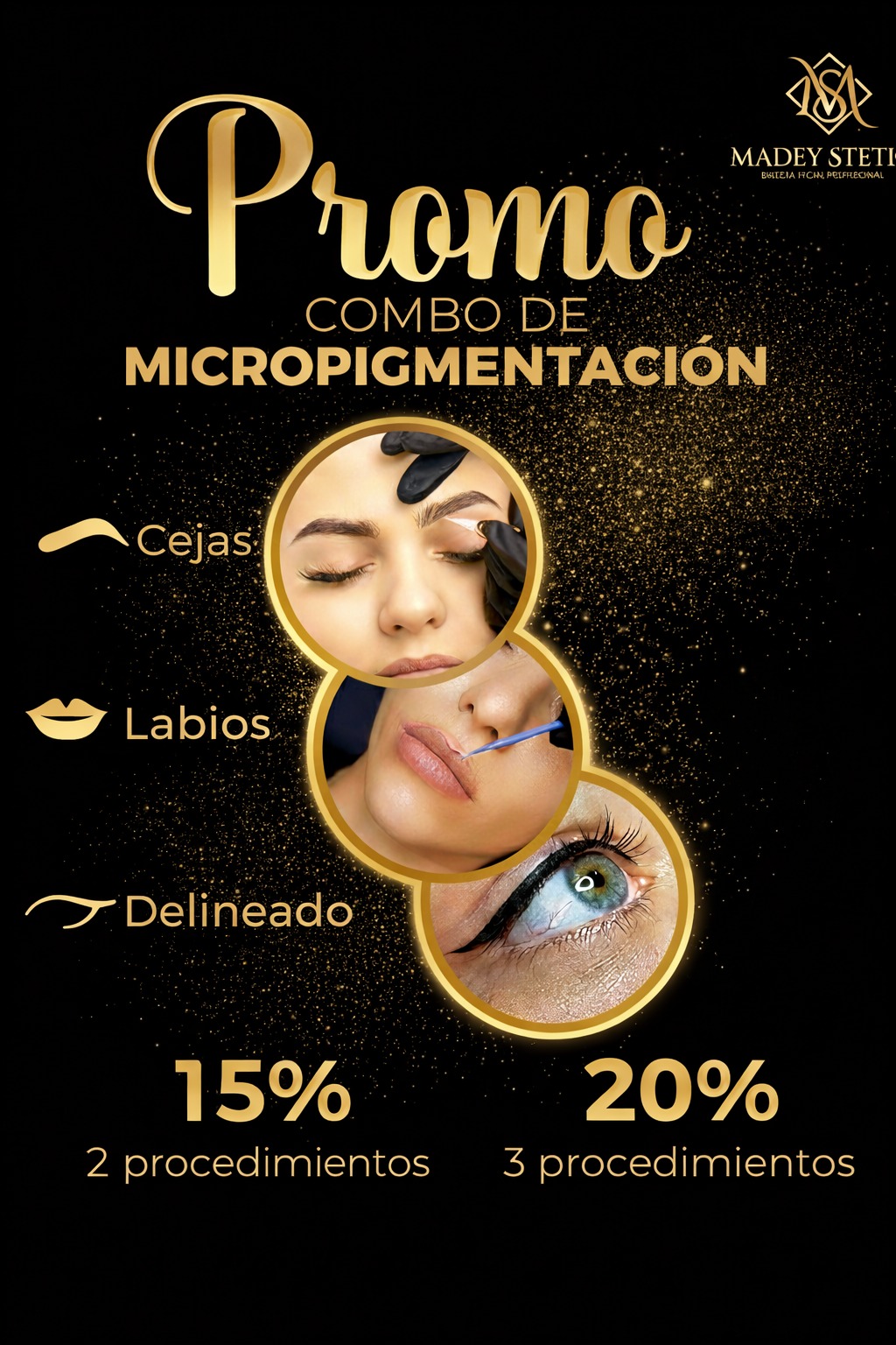 Madey Stetic Facebook ad: ¡PROMO ESPECIAL EN MICROPIGMENTACIÓN!