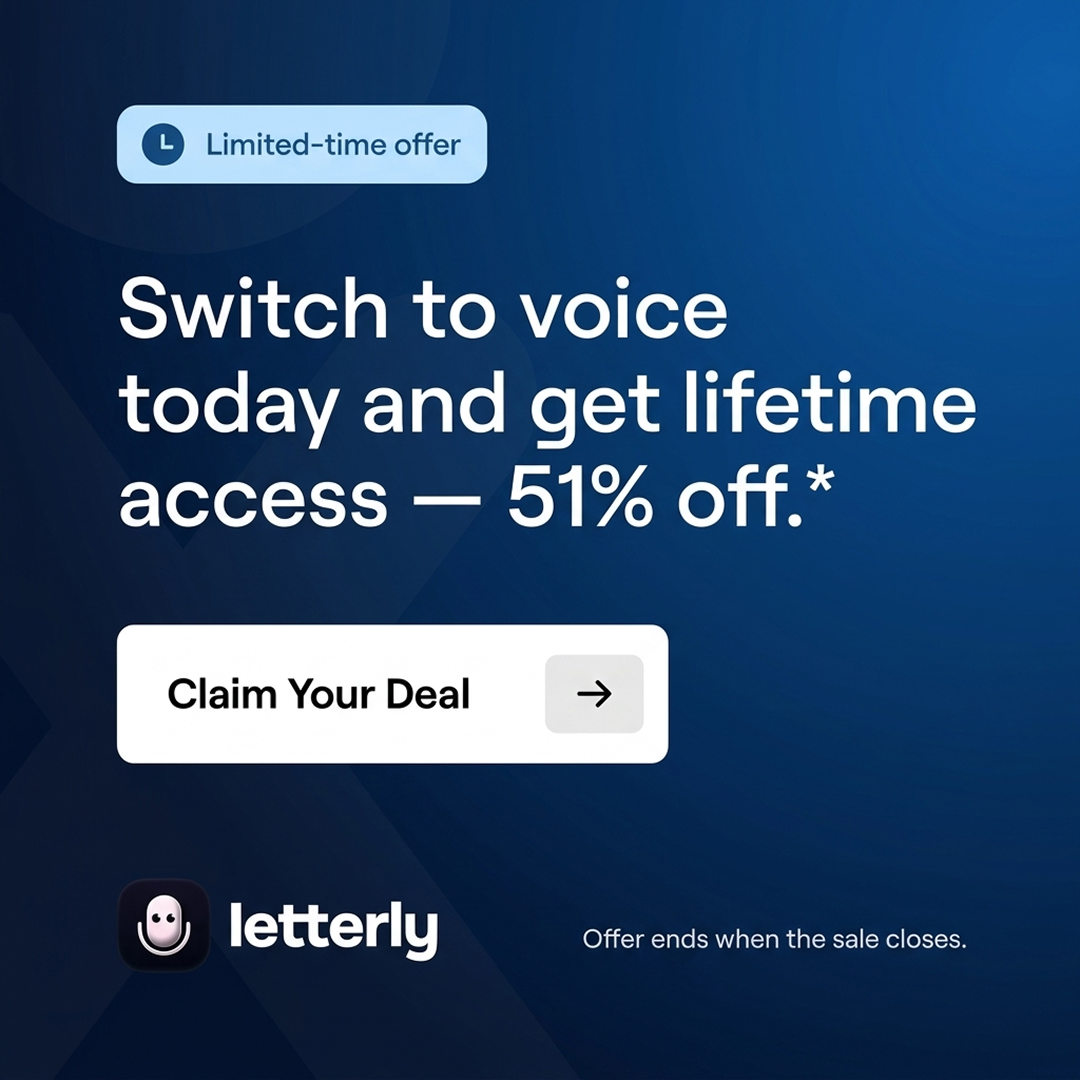 Letterly Facebook ad