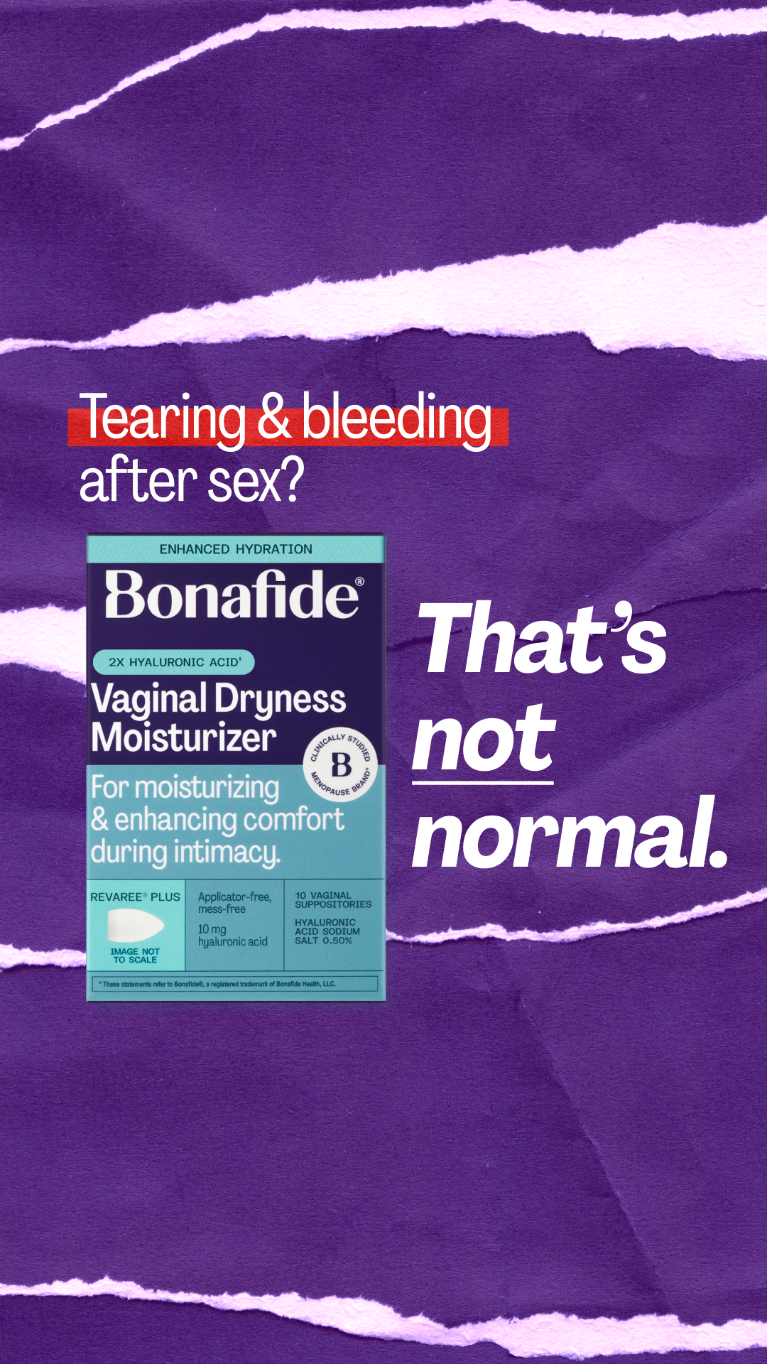 Bonafide Facebook ad