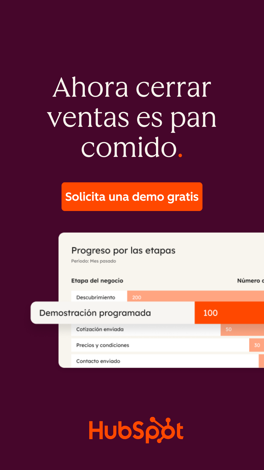HubSpot Facebook ad