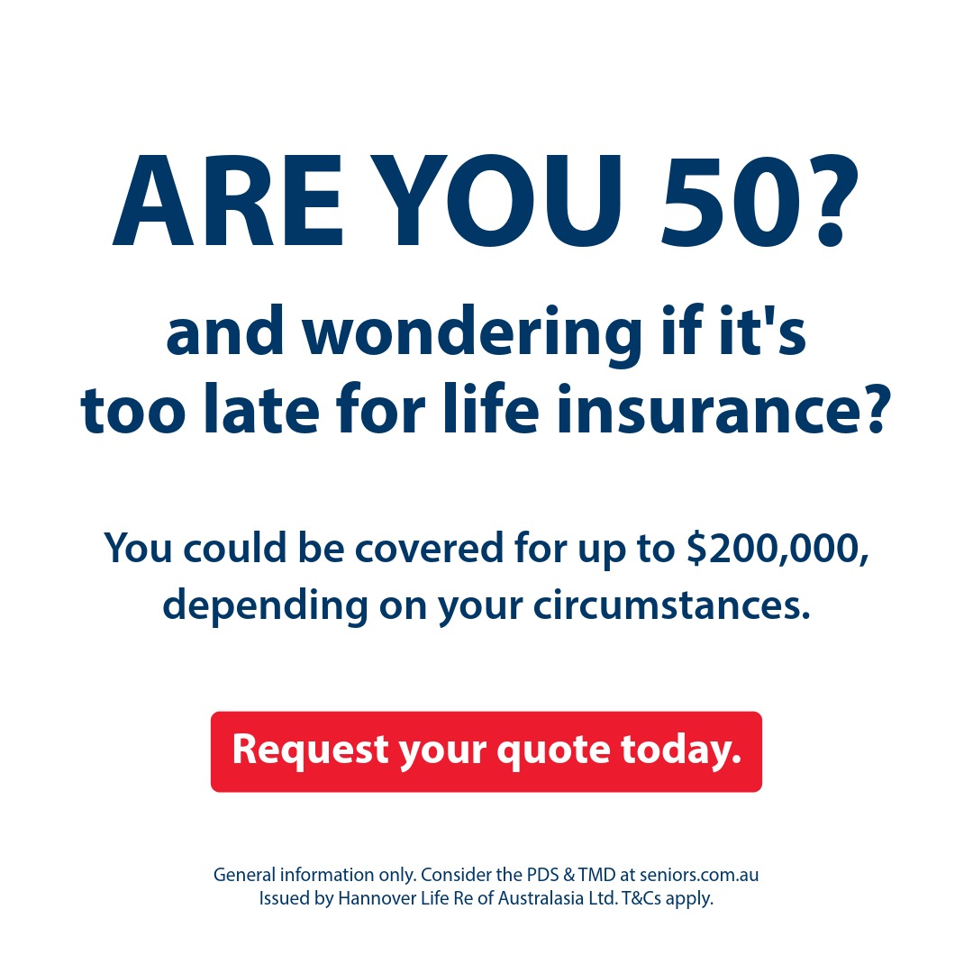 Australian Seniors Insurance Agency Facebook ad