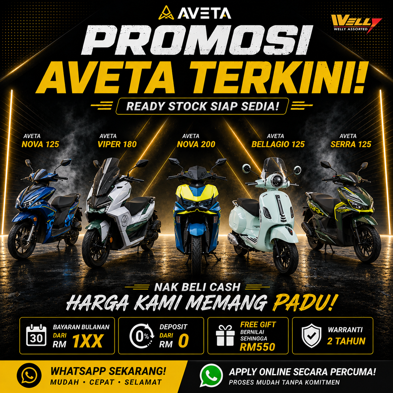 Welly Assorted Motor Rawang Facebook ad