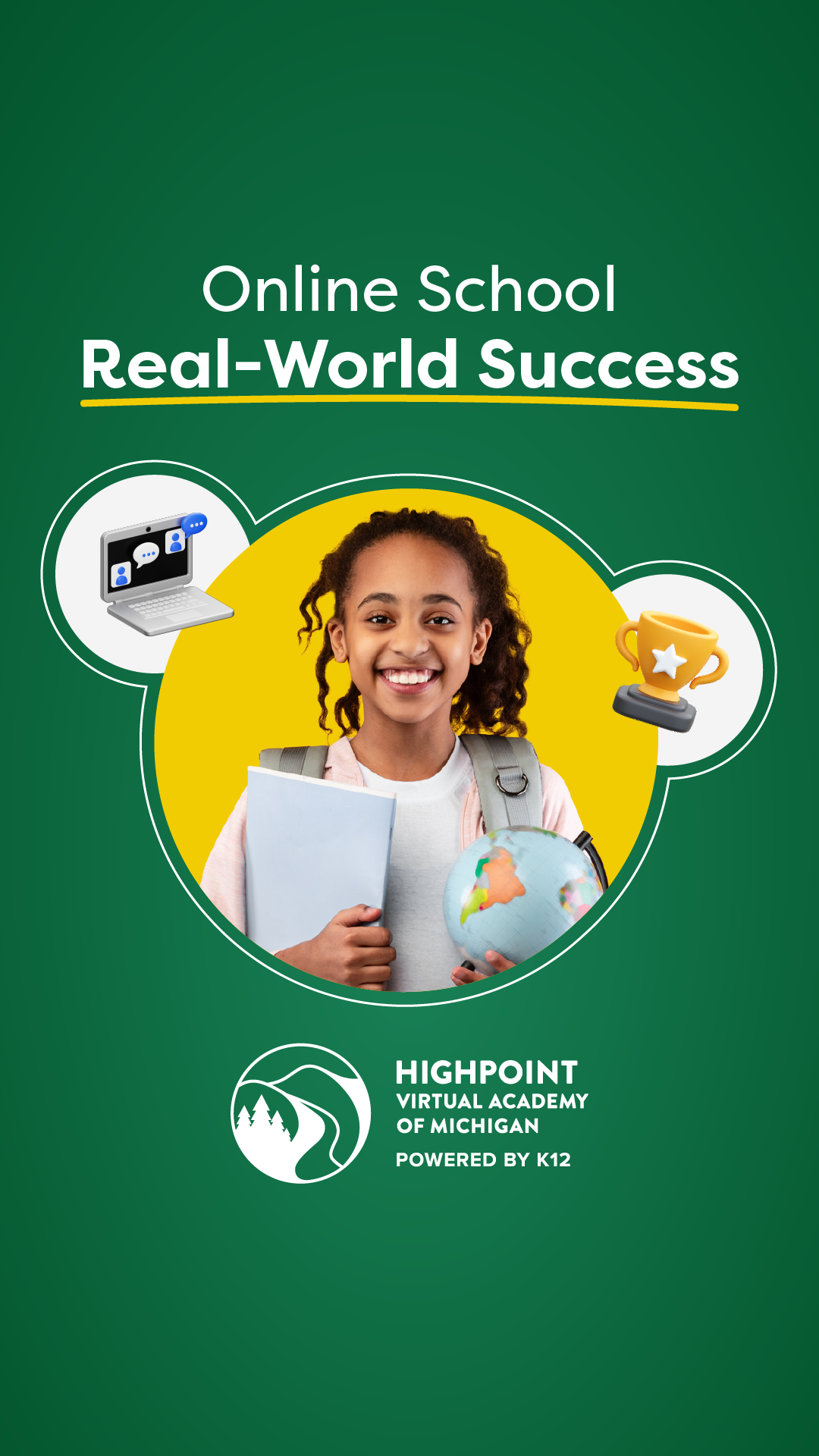 Highpoint Virtual Academy of Michigan Facebook ad from Apr 1, 2026