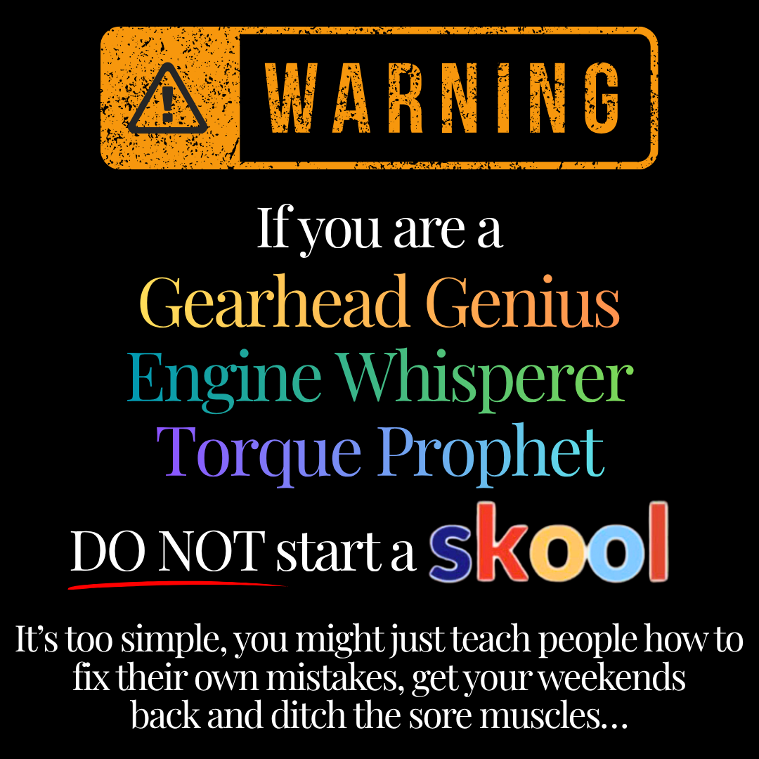 Skool Facebook ad