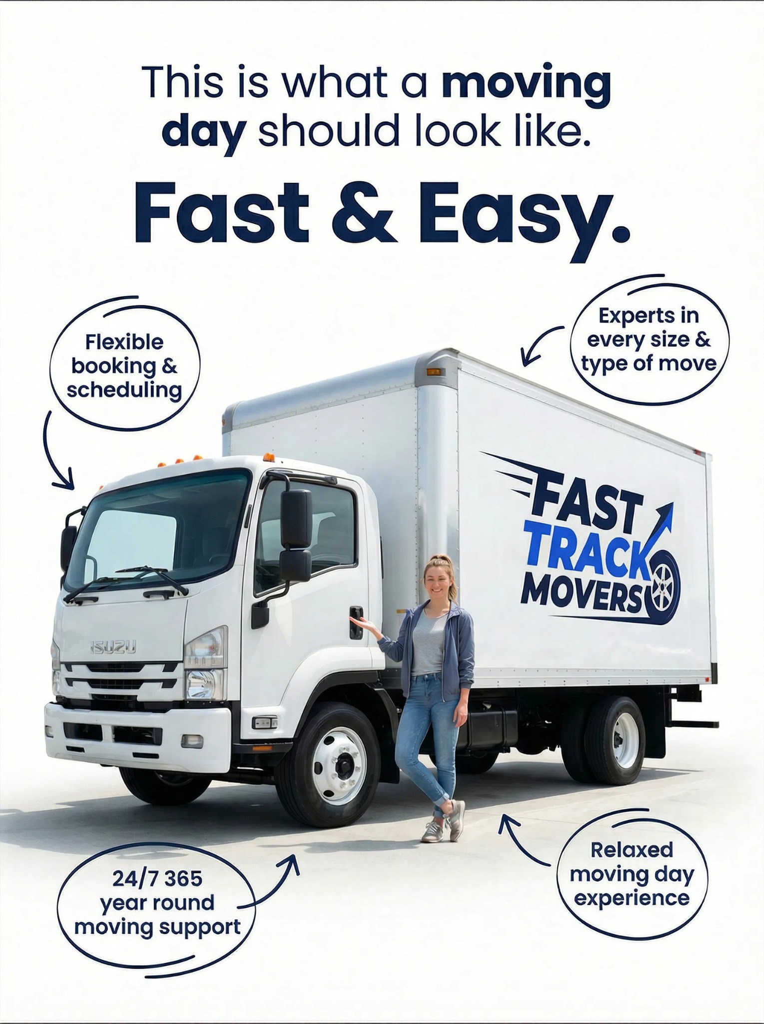 FastTrack Movers Facebook ad: Here
