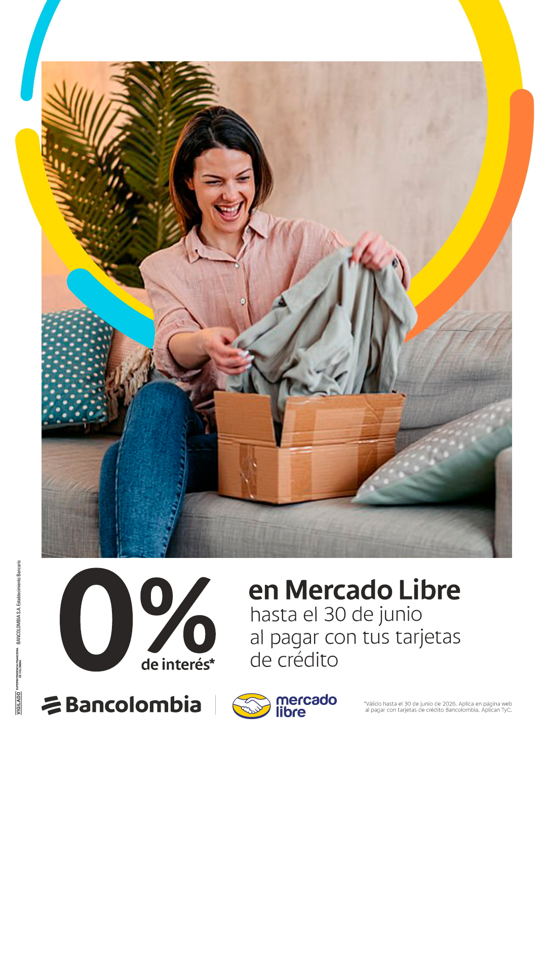 Bancolombia Facebook ad