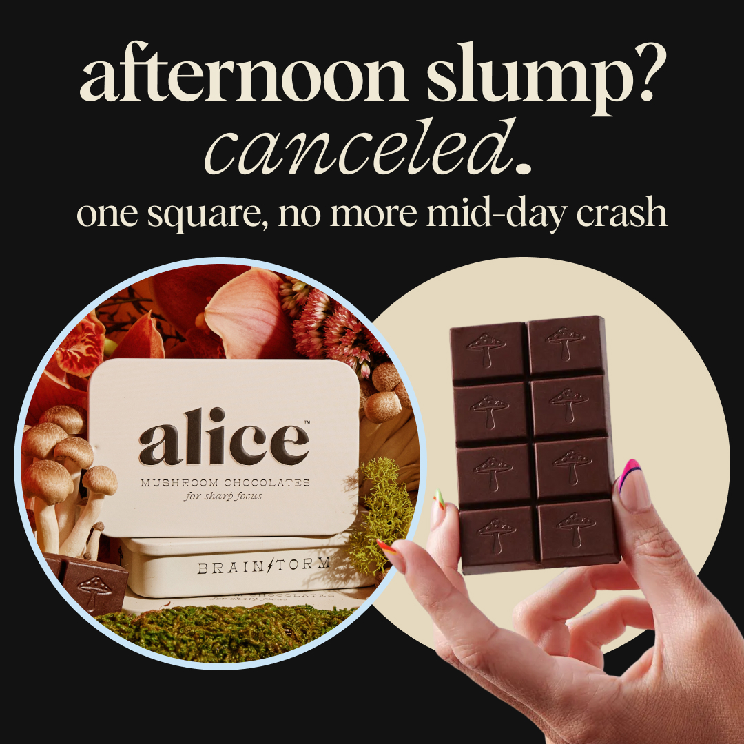 Alice Mushrooms Facebook ad