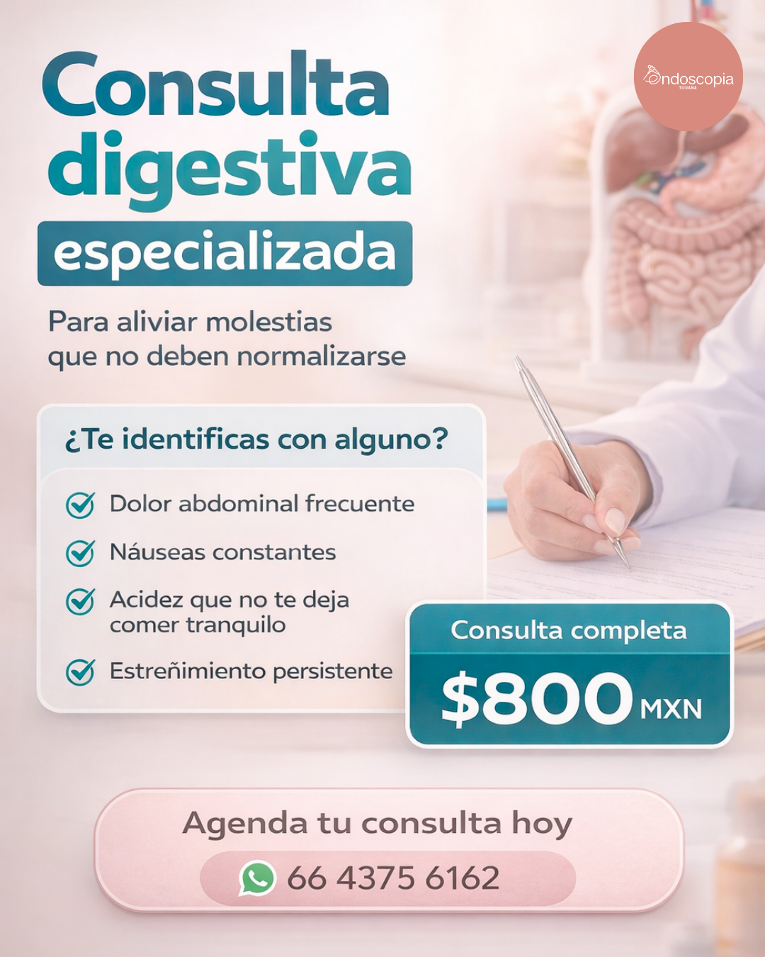 Endoscopia Tijuana Facebook ad: Consulta Digestiva