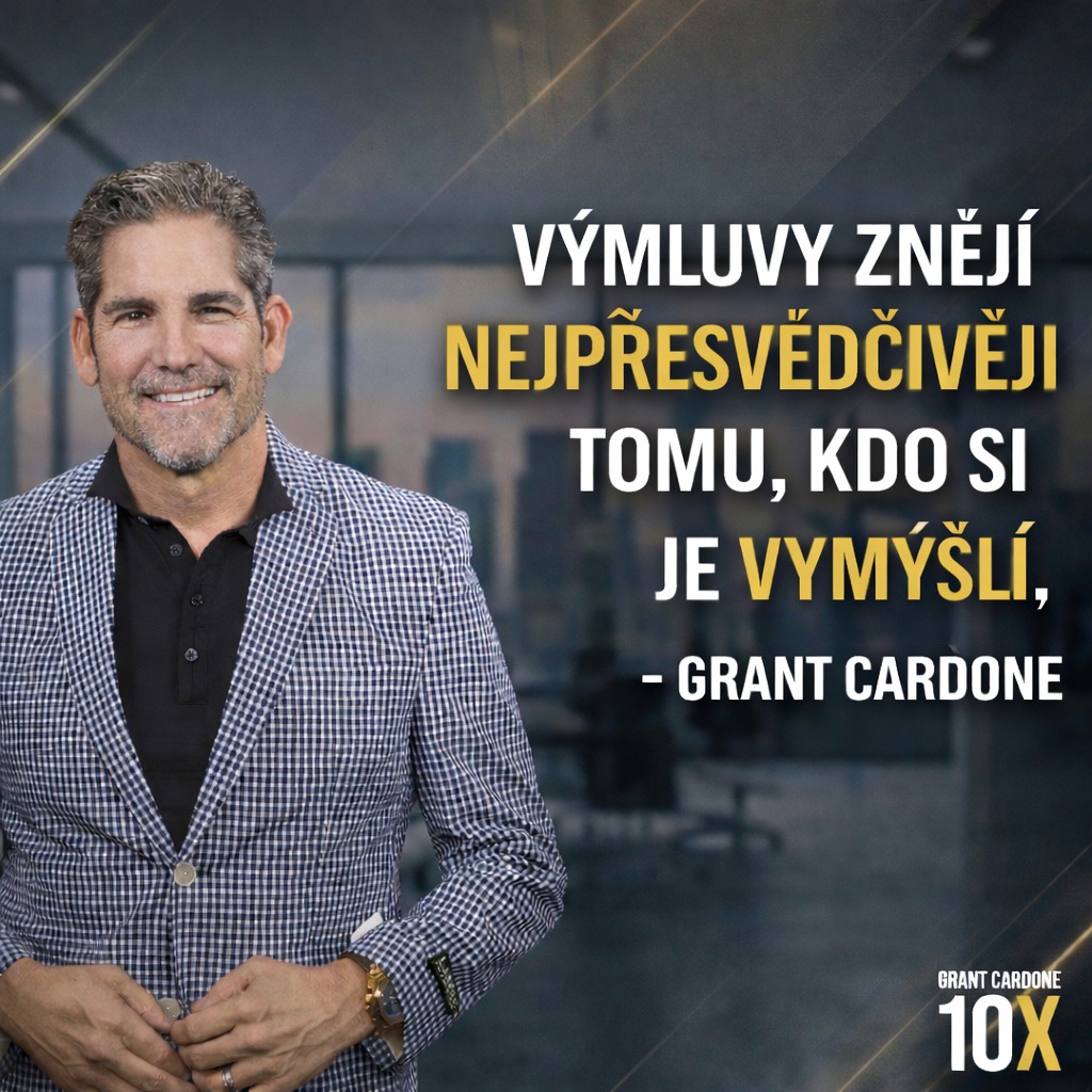 LearnOcto GRP Facebook ad: Věříte, že ostatní opravdu věří výmluvám, do kterých…