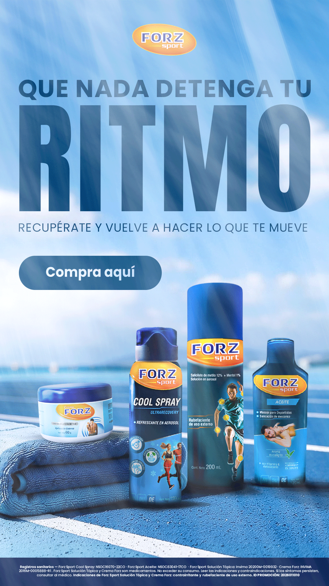 FORZ SPORT Facebook ad: Hasta 20% OFF en FORZ