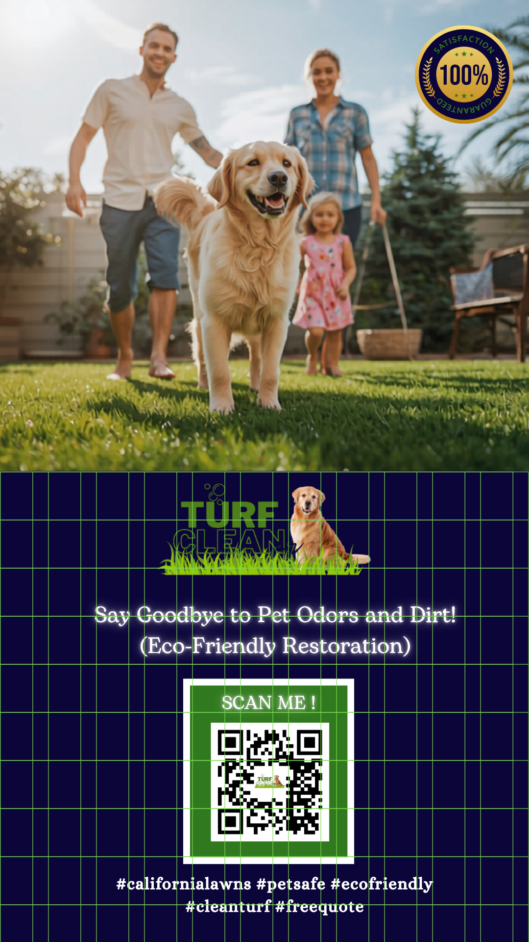 Turf Cleaner Facebook ad: Eco-Friendly Turf Cleaning
