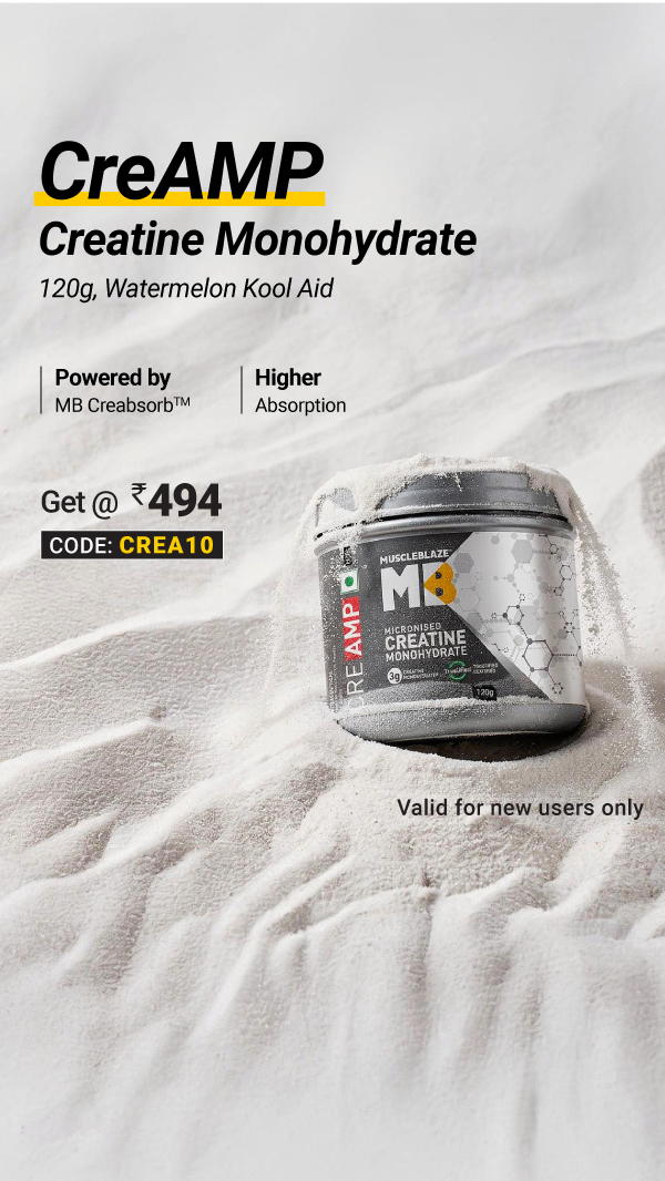 MuscleBlaze Facebook ad