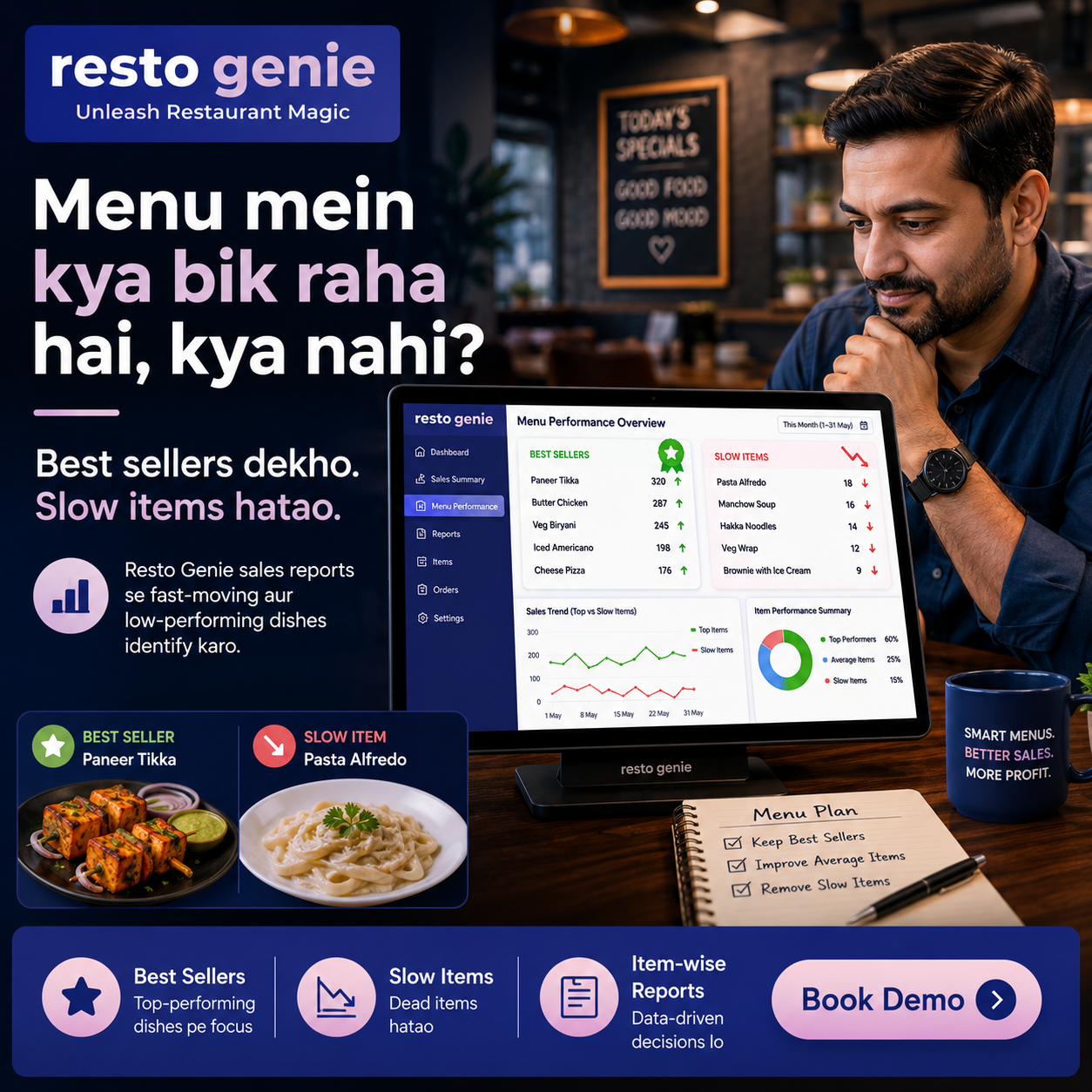 Resto Genie Facebook ad
