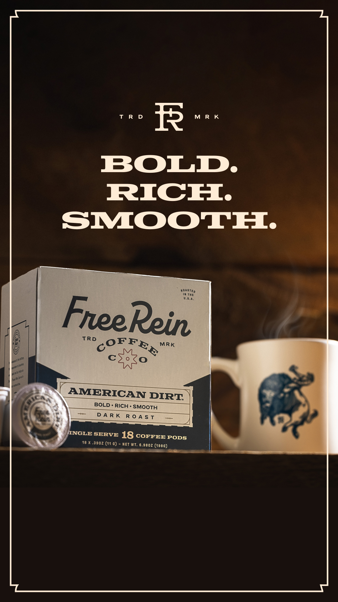 Free Rein Coffee Company Facebook ad