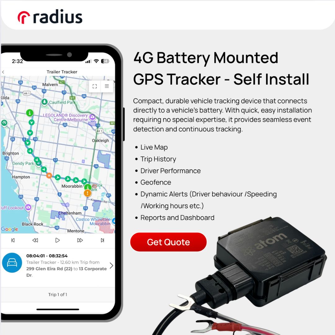 Radius Telematics Australia Facebook ad