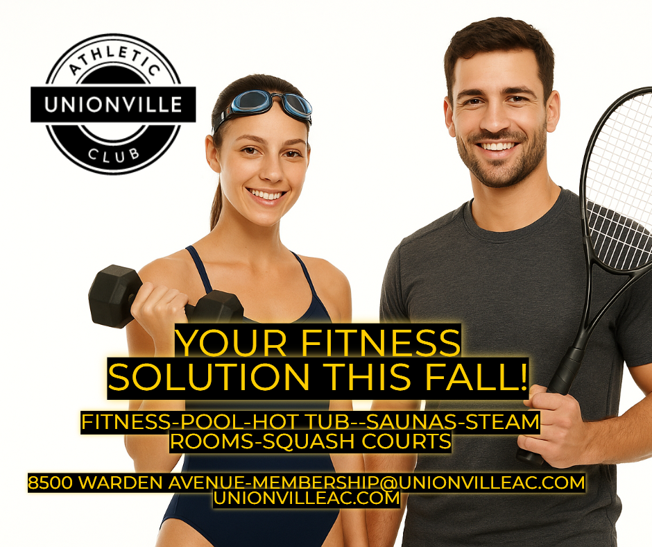 Unionville Athletic Club Facebook ad: Looking for a gym this Fall?