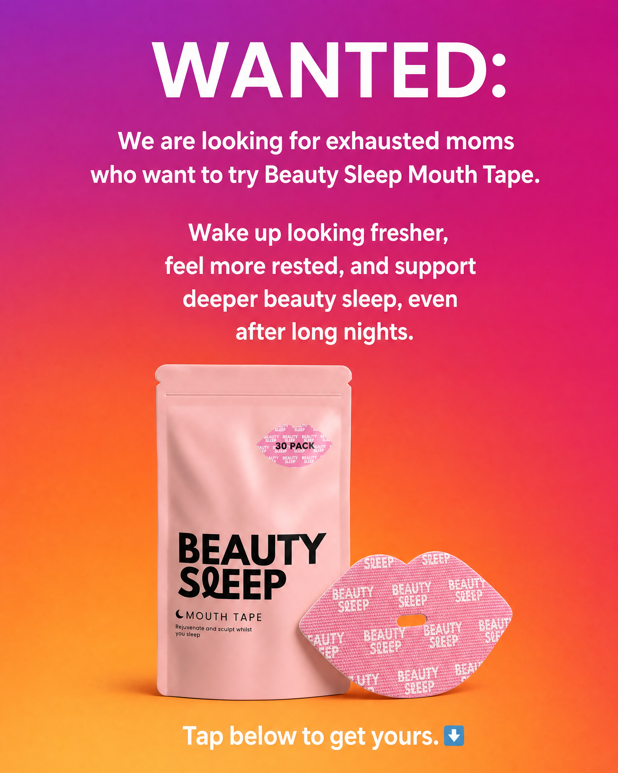 Beauty Sleep Facebook ad