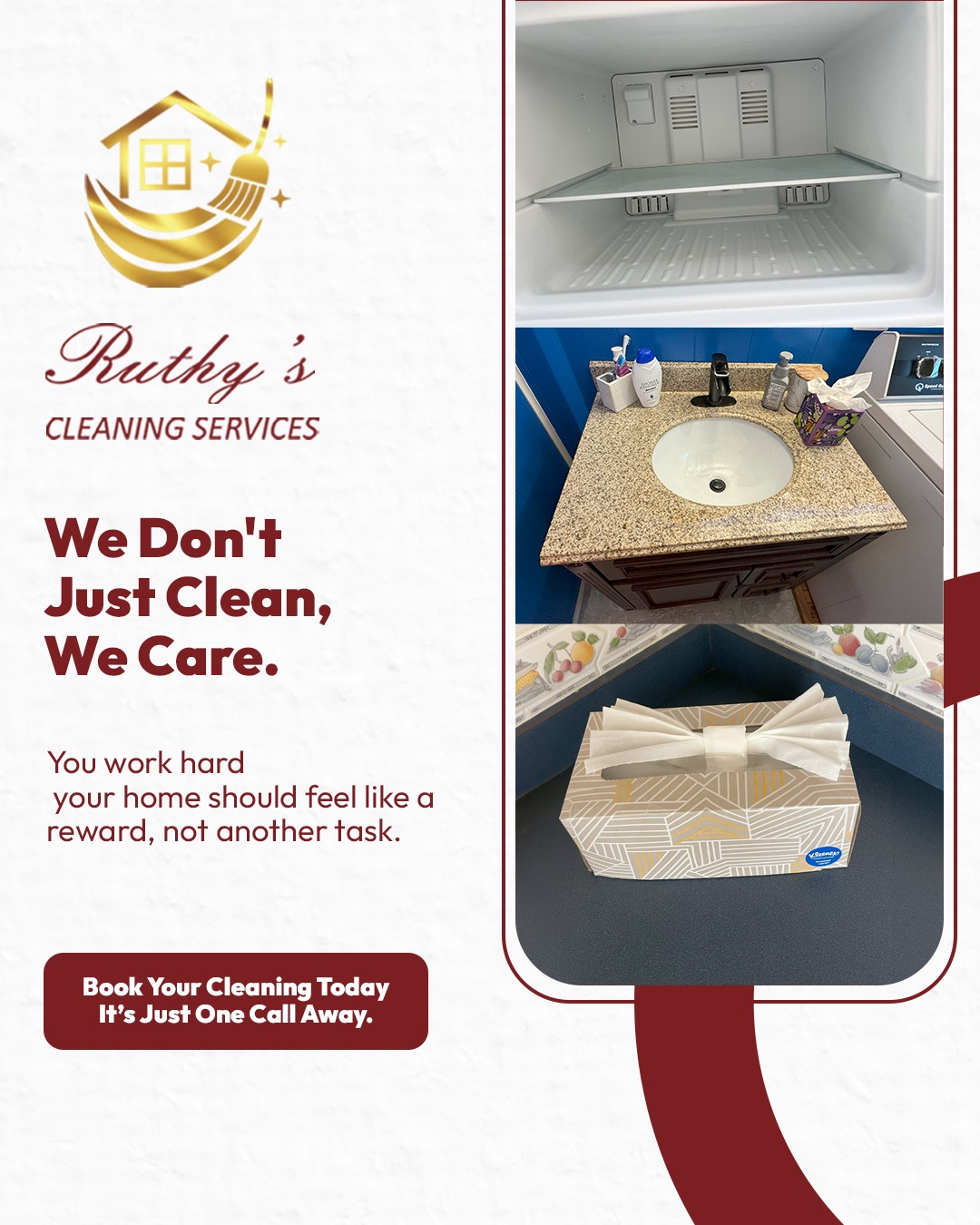 Ruthy’s Cleaning Services Facebook ad