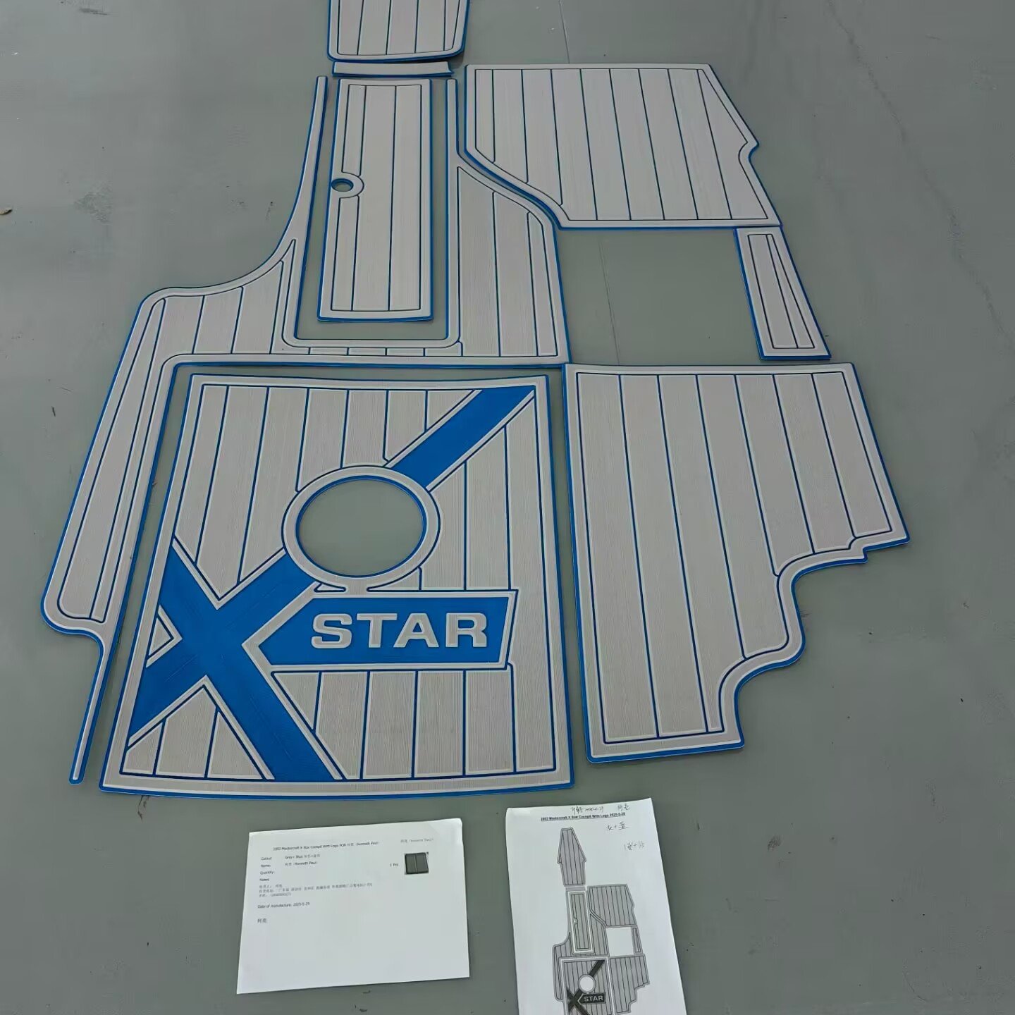 Boat Floor Depot Facebook ad: EVA Boat Floor, Factory Direct Supply!