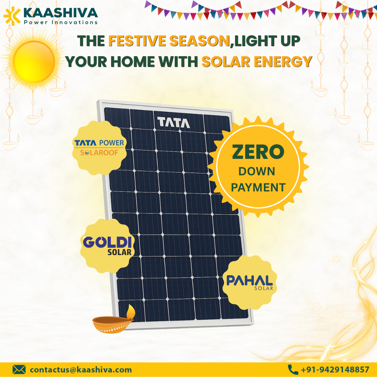 Kaashiva Power Innovations Facebook ad: Cut Electricity Bills With A Rooftop Solar!