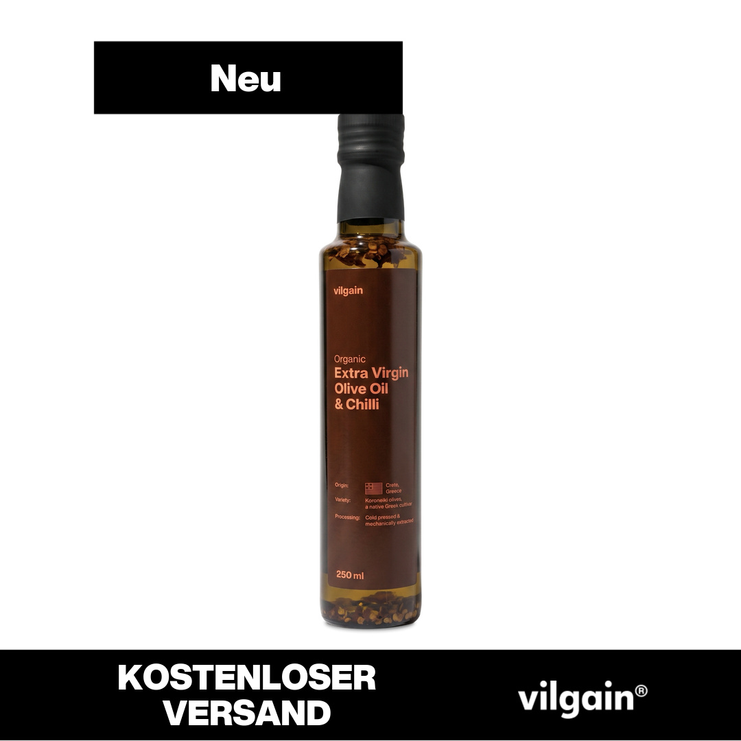 Vilgain.de Facebook ad: Saubere Zutaten, keine unnötigen Zusatzstoffe - das gilt…