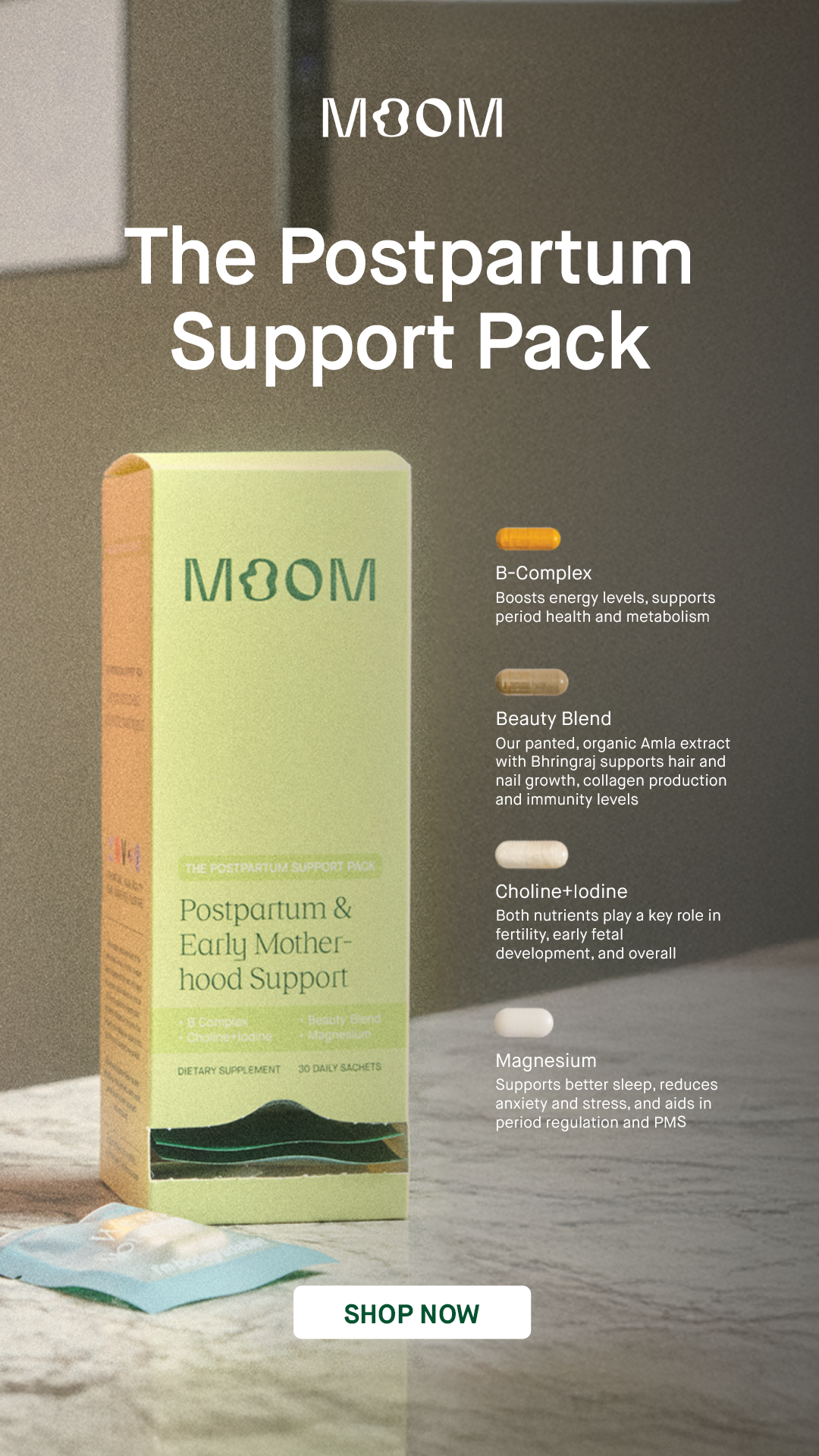 Moom Health Facebook ad