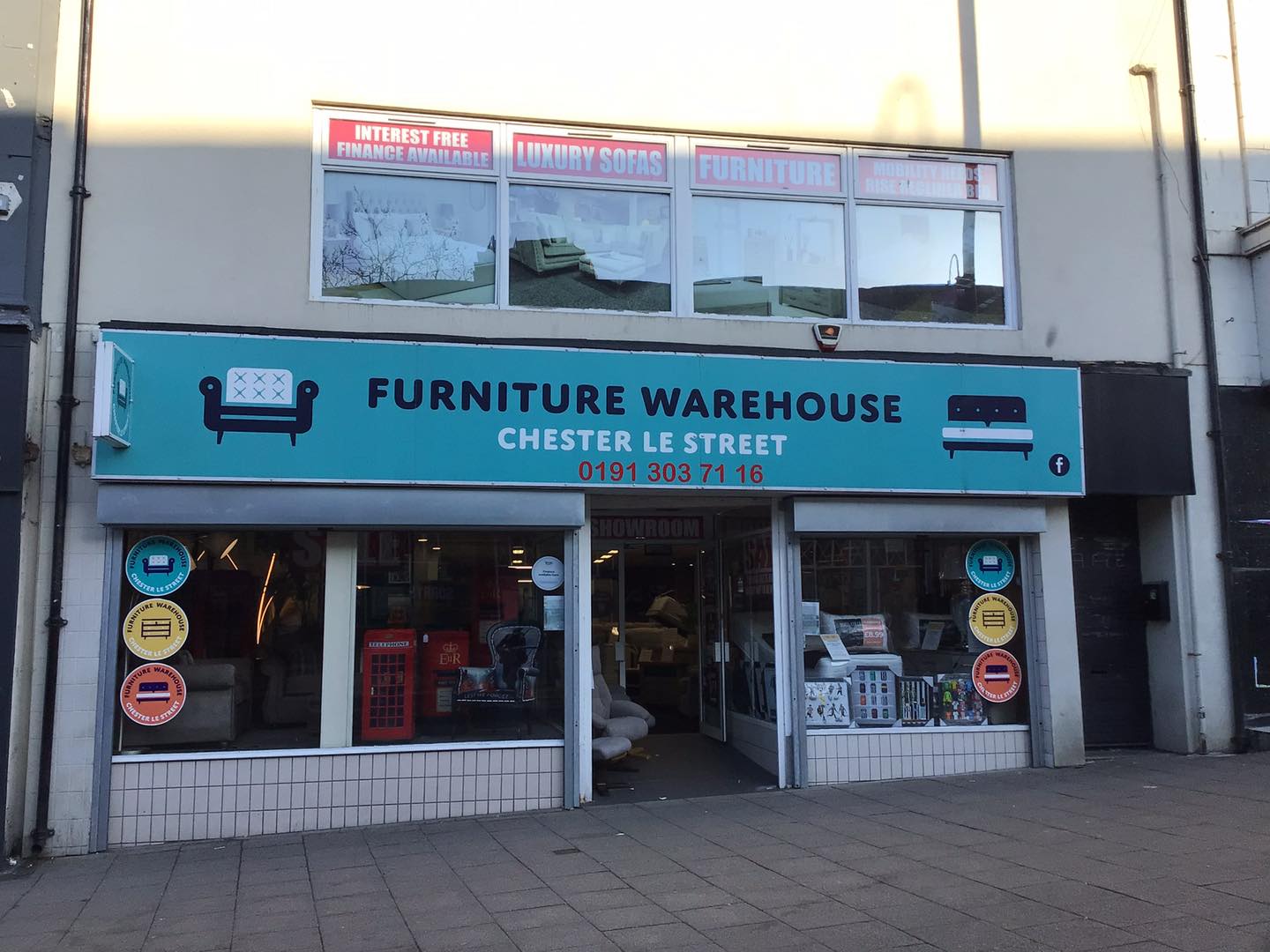 Sunderland & Chester Le Street Furniture Warehouse Facebook ad