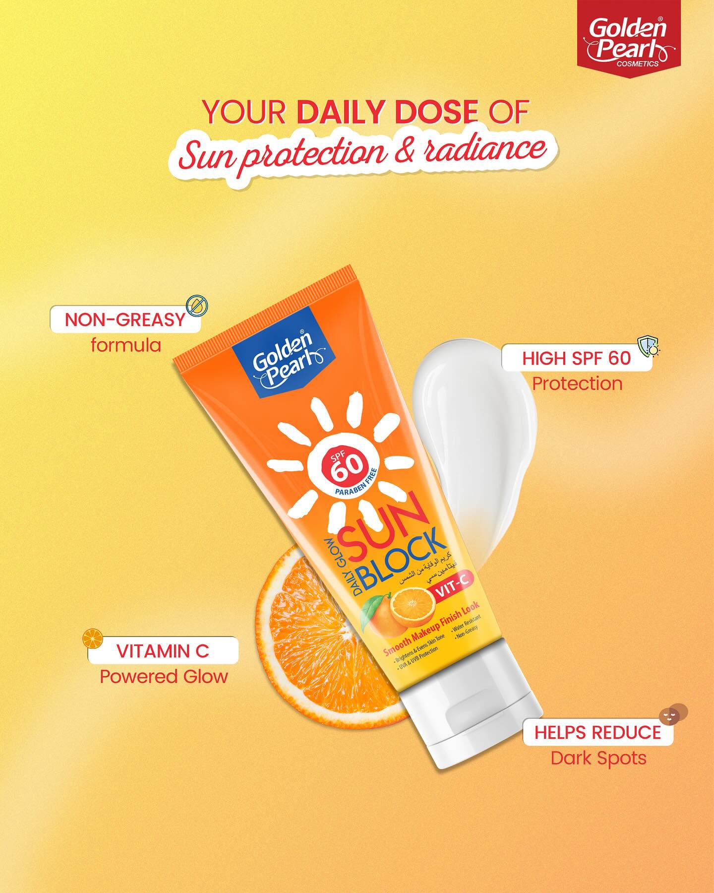 Golden Pearl Cosmetics Facebook ad