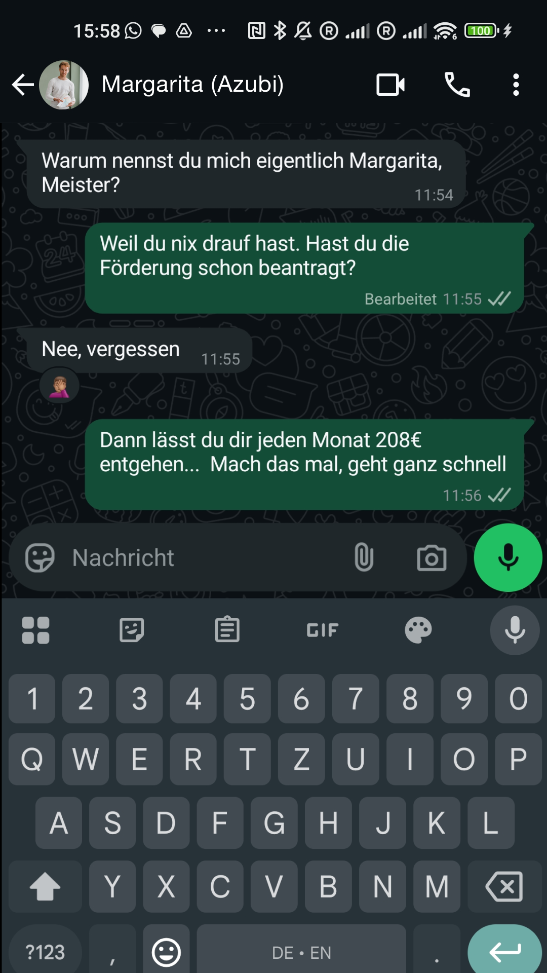 Handwerker.vorsorge Facebook ad