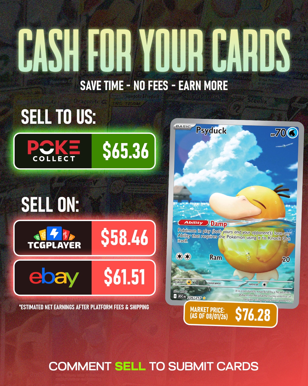 Poke-Collect Facebook ad