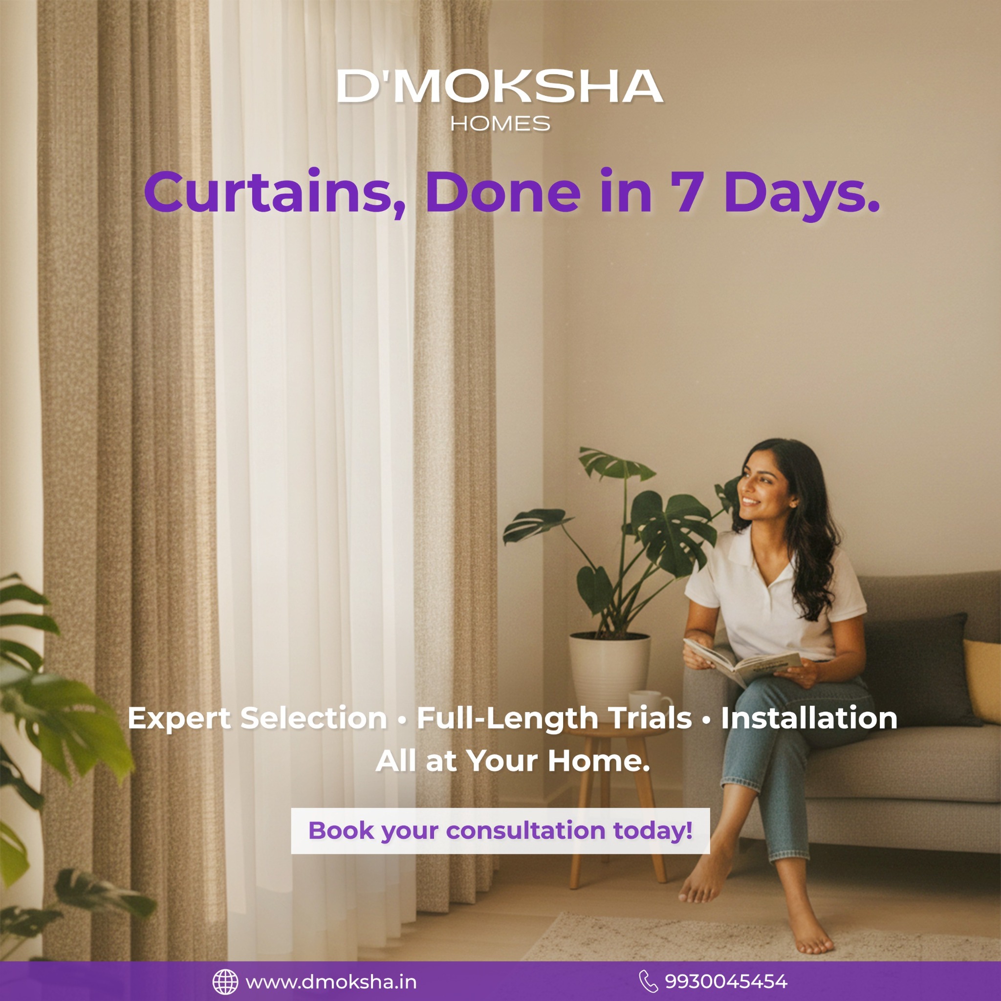 D'Moksha Homes India Facebook ad