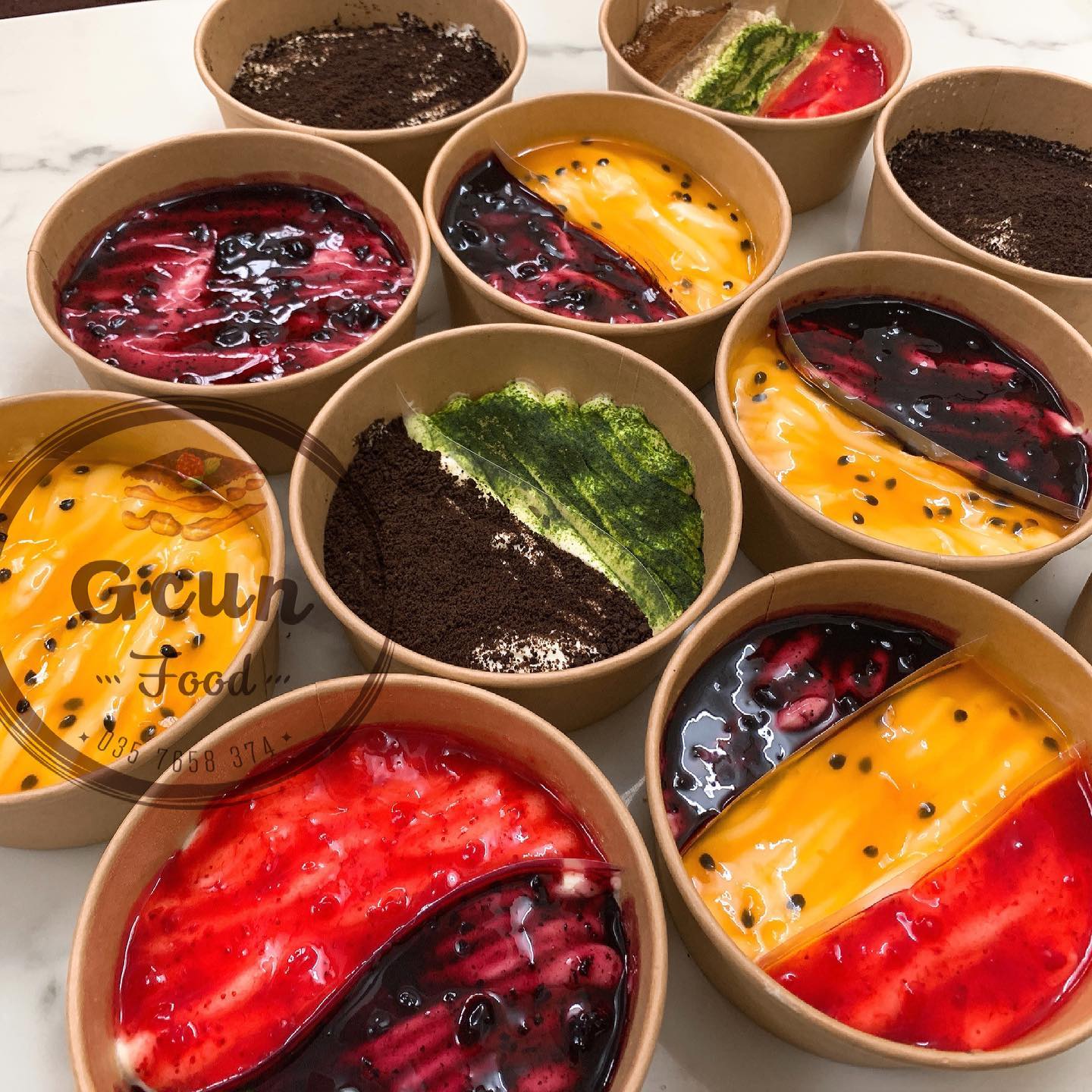 Gcun Food Facebook ad: Chùa Láng có quán bán bánh Tiramisu