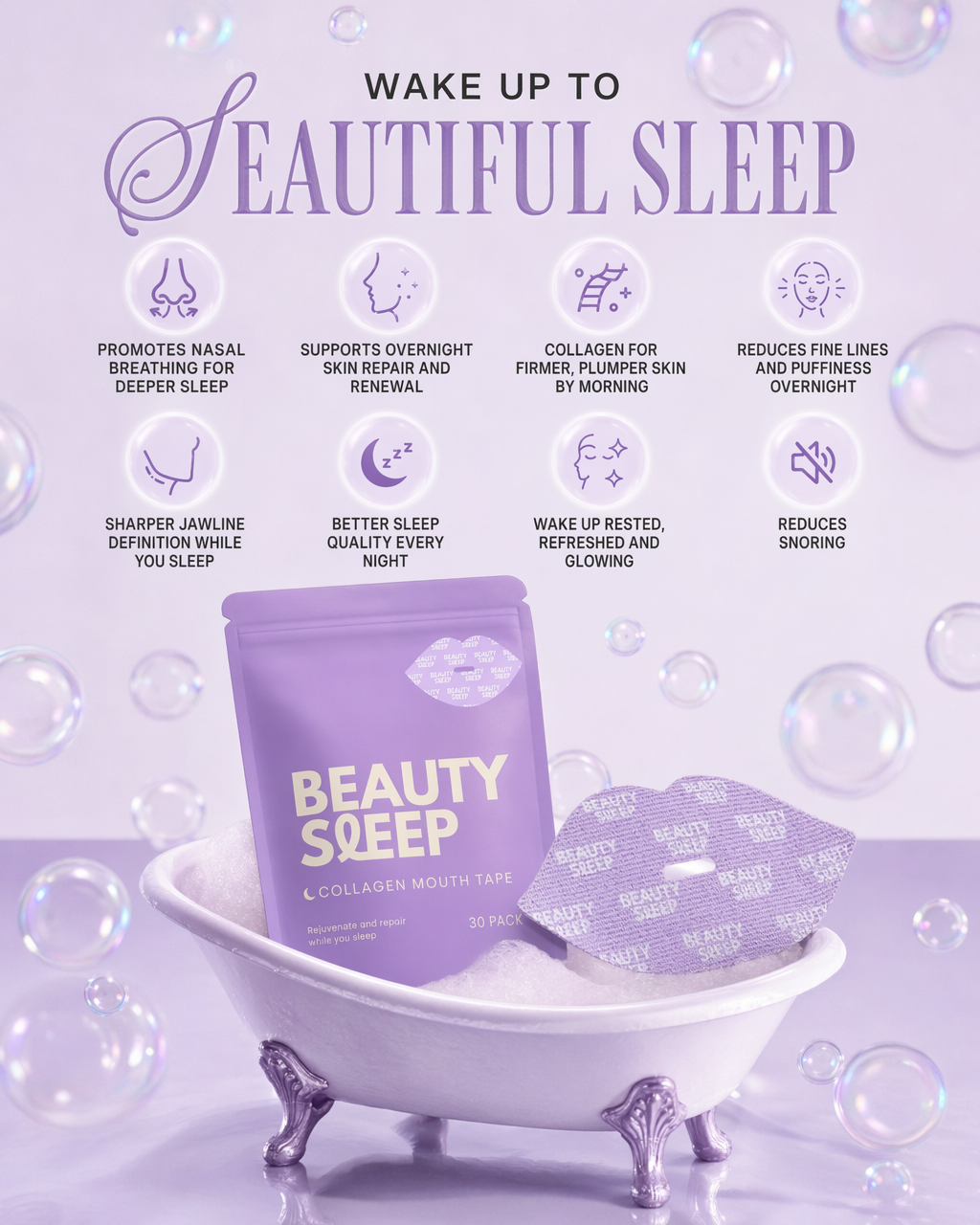 Beauty Sleep Facebook ad