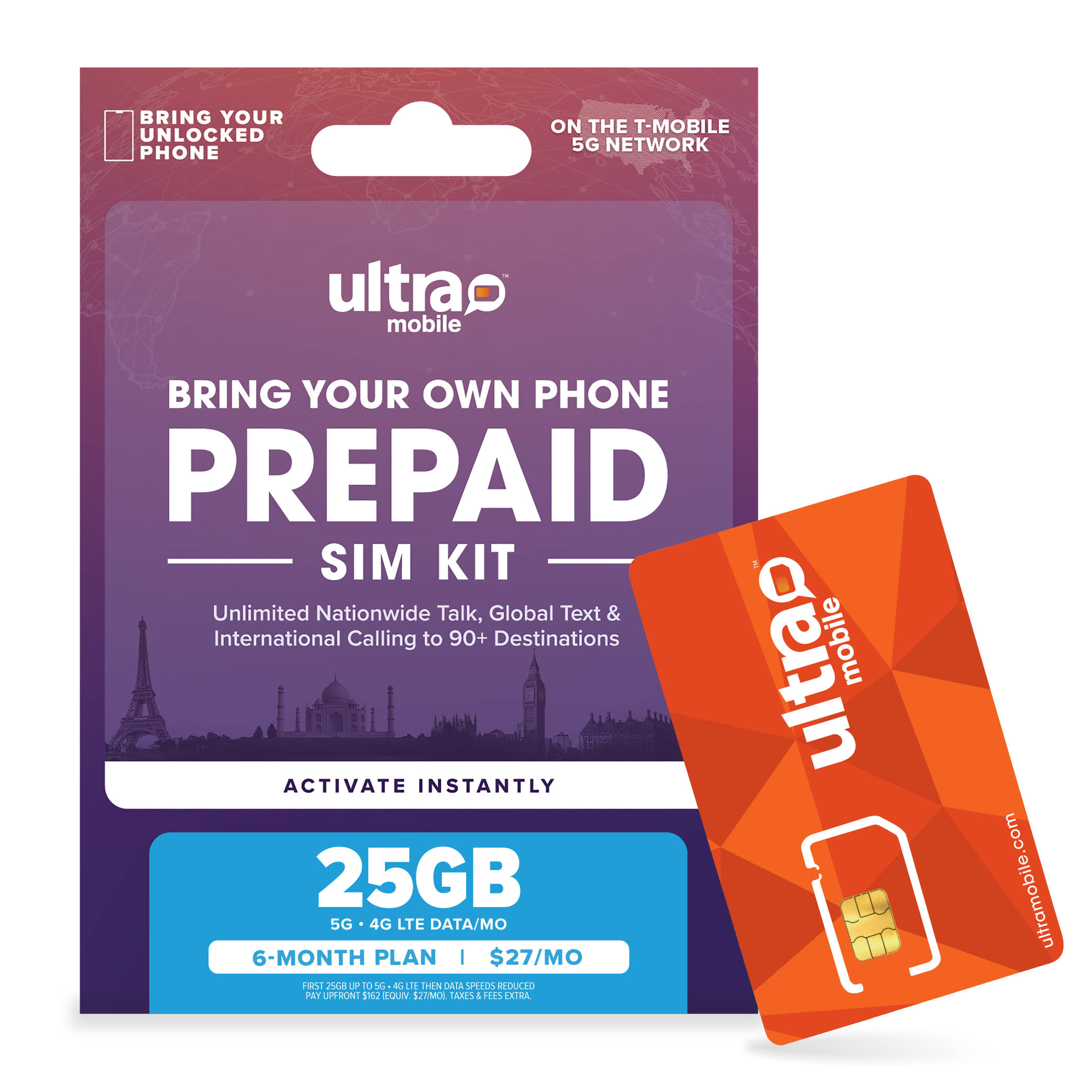 Ultra Mobile Facebook ad: Ultra Unlimited plans now include an extra 5GB…