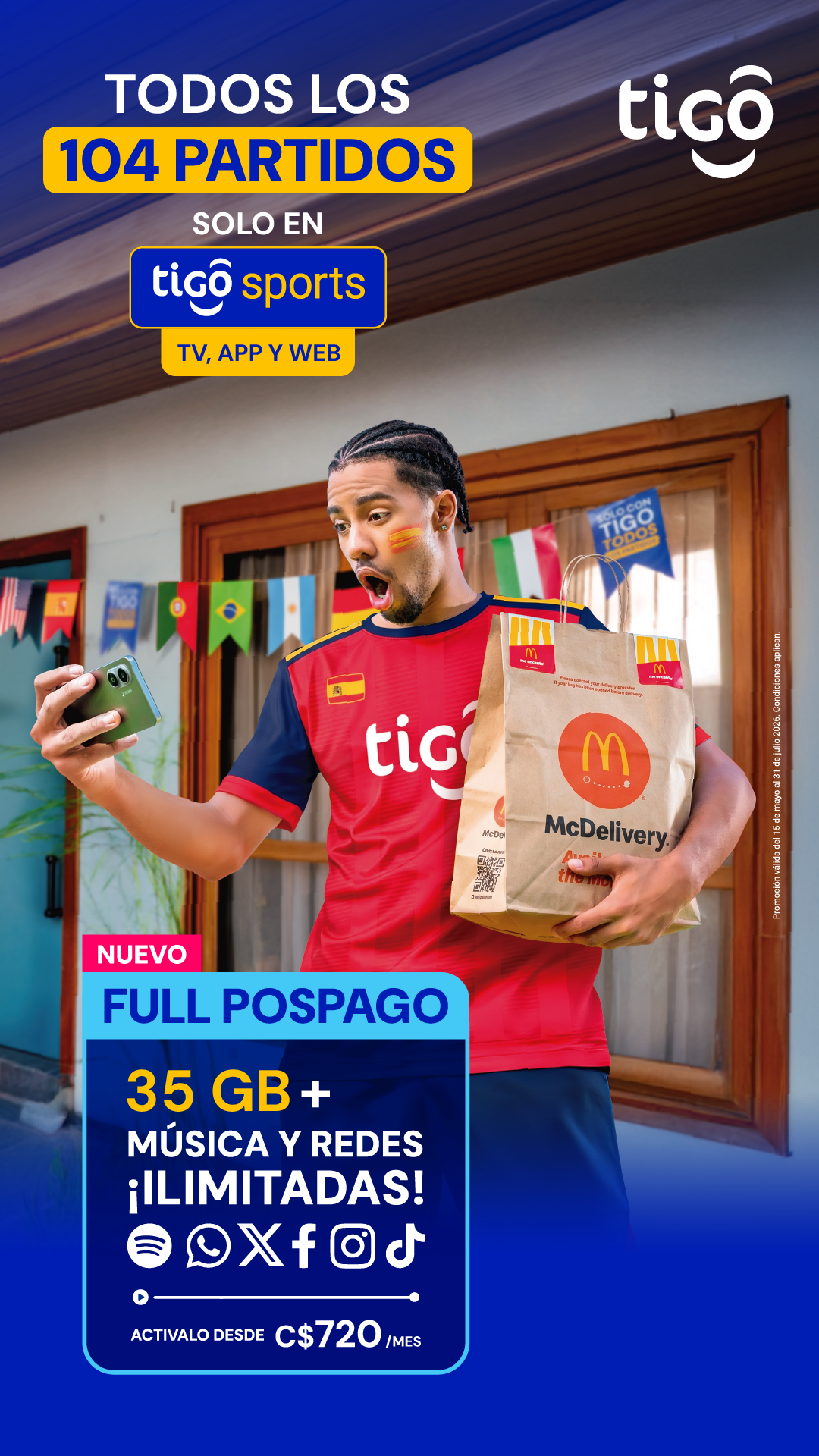 Tigo Nicaragua Facebook ad