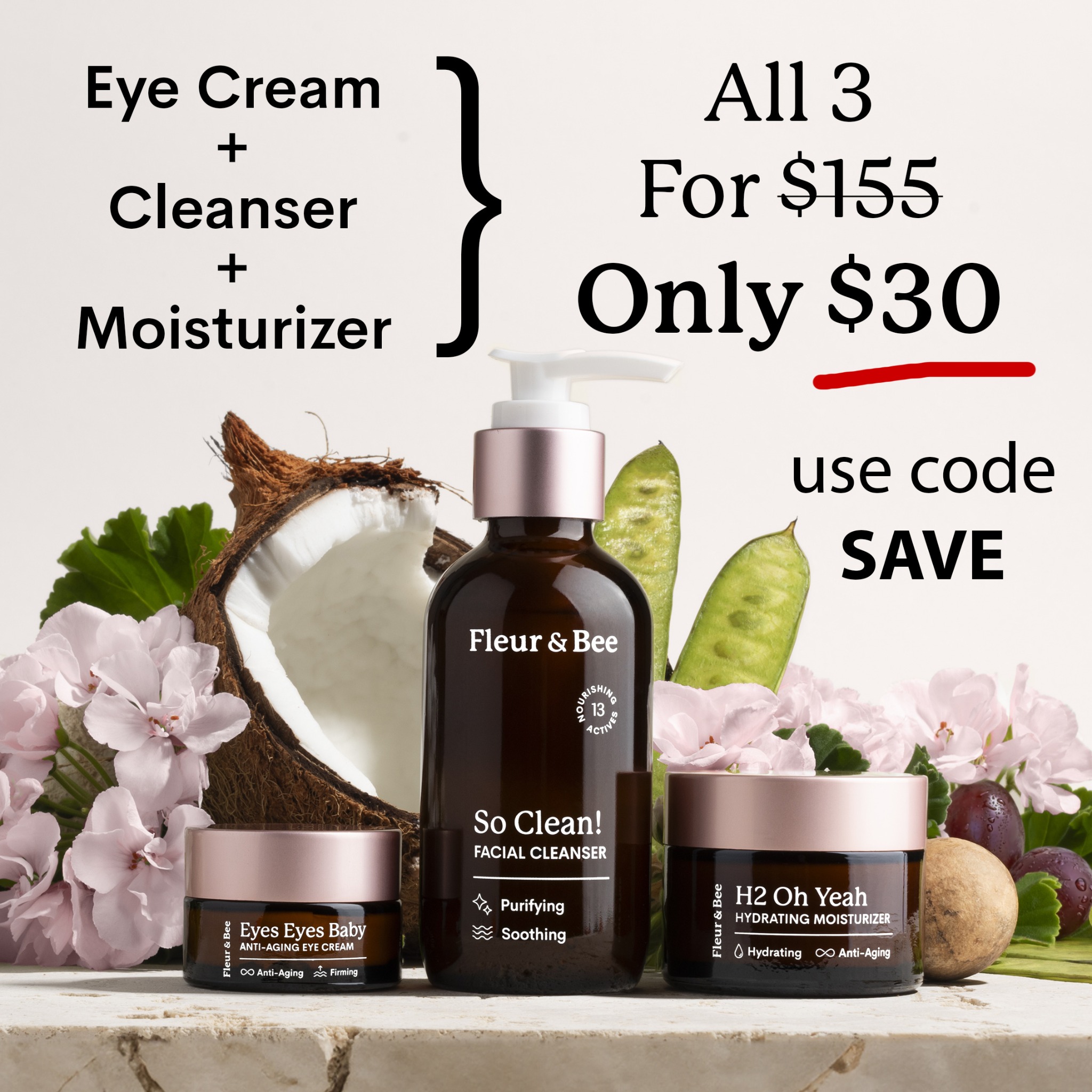 Fleur & Bee Facebook ad