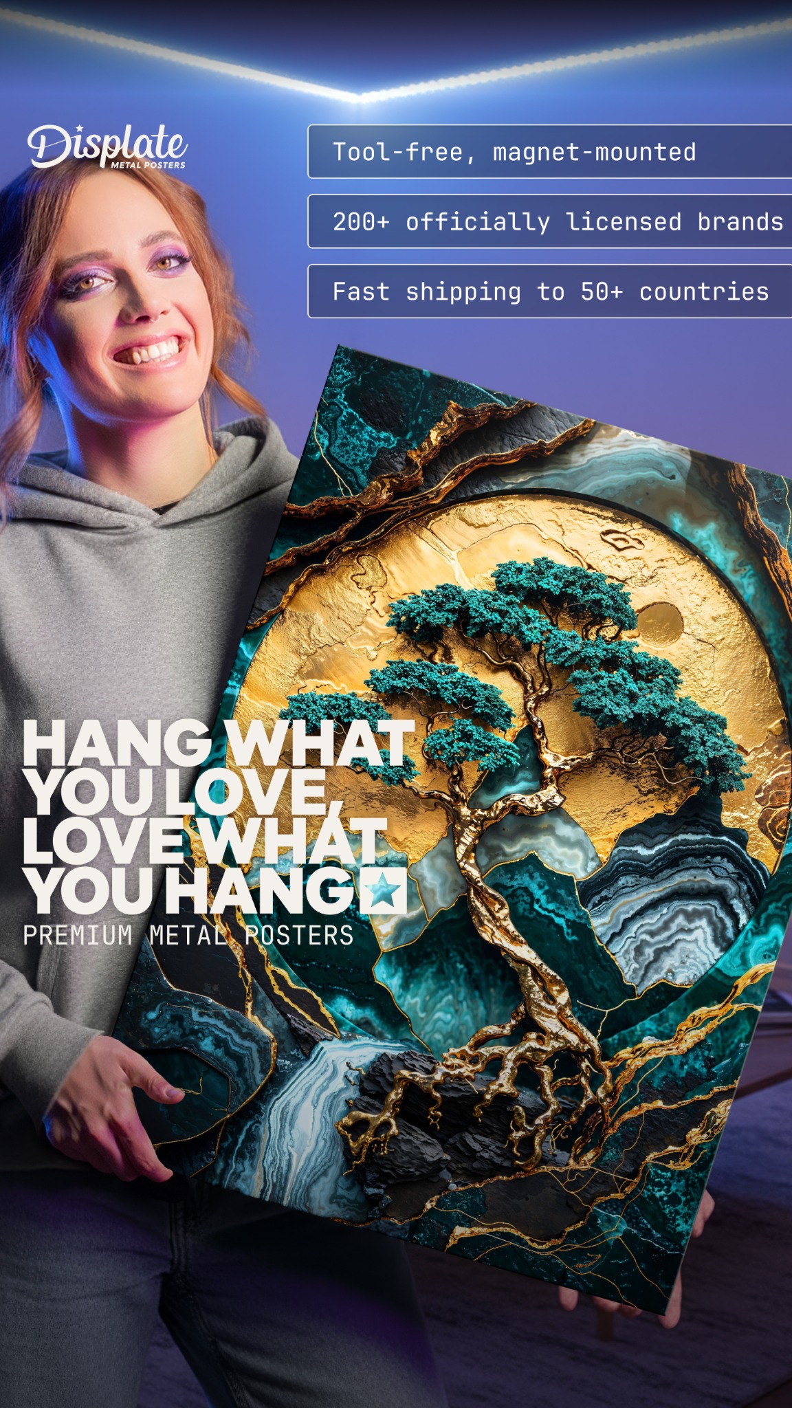 Displate Facebook ad
