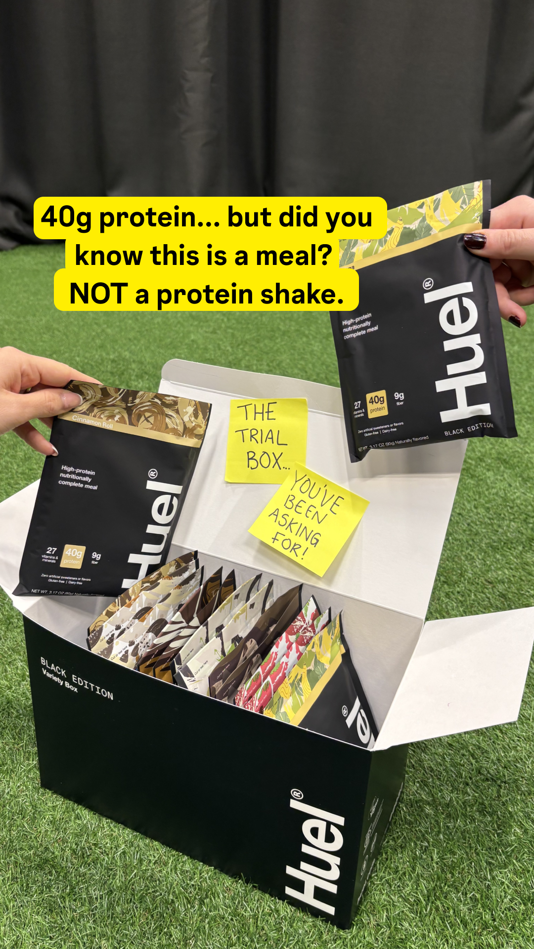 Huel Facebook ad
