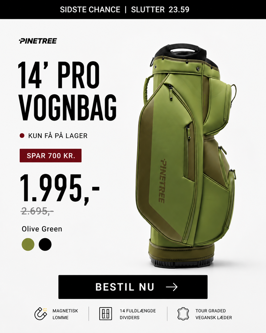 Pinetree Golf Facebook ad