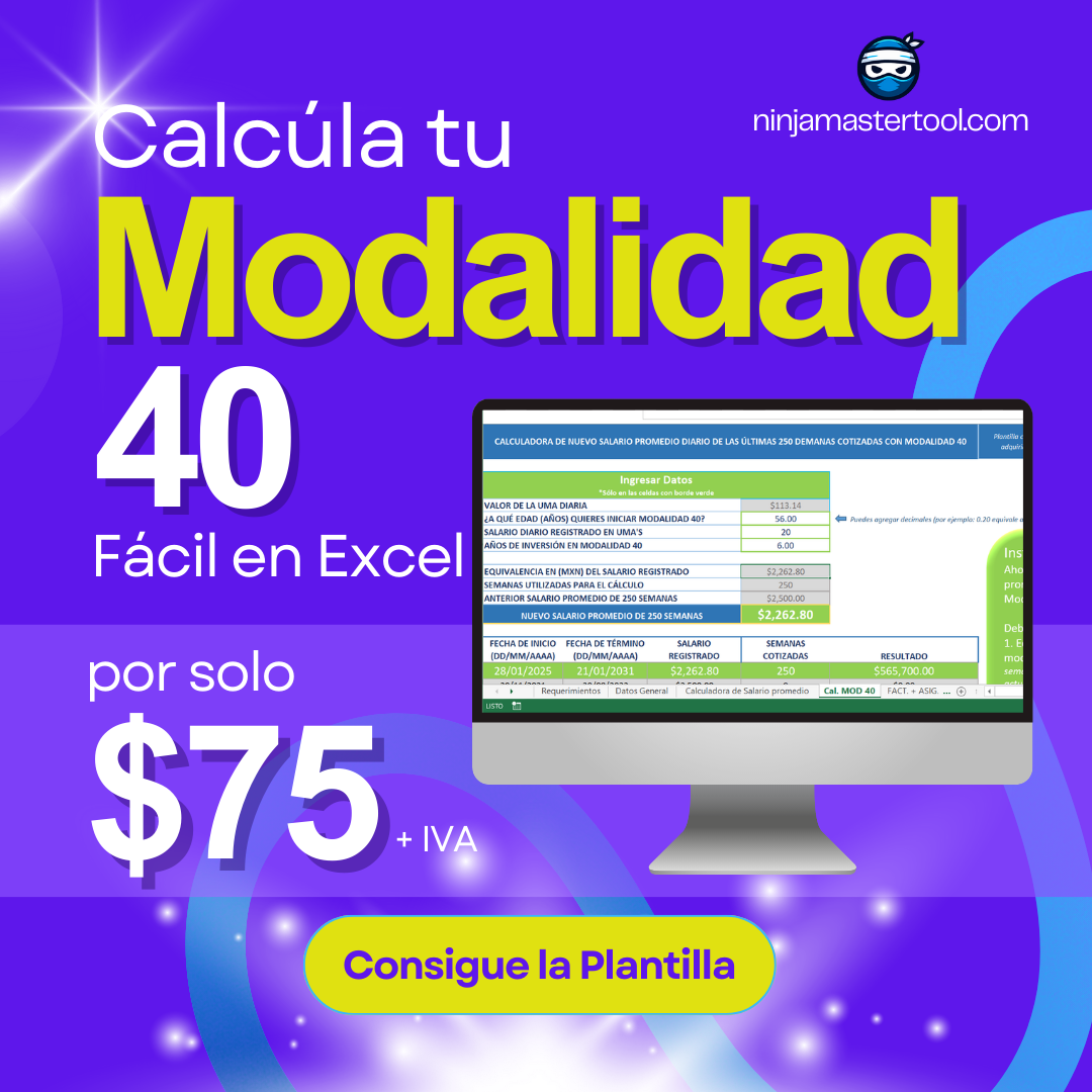 Ninja Master Tool Facebook ad: ¿Cuánto podrías aumentar tu pensión con Modalidad 40?