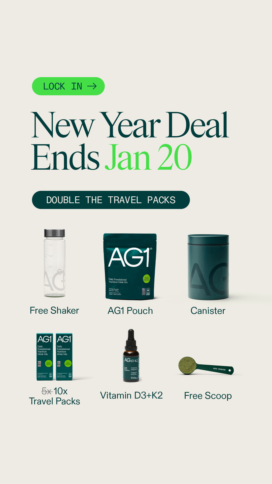 AG1 by Athletic Greens Facebook ad
