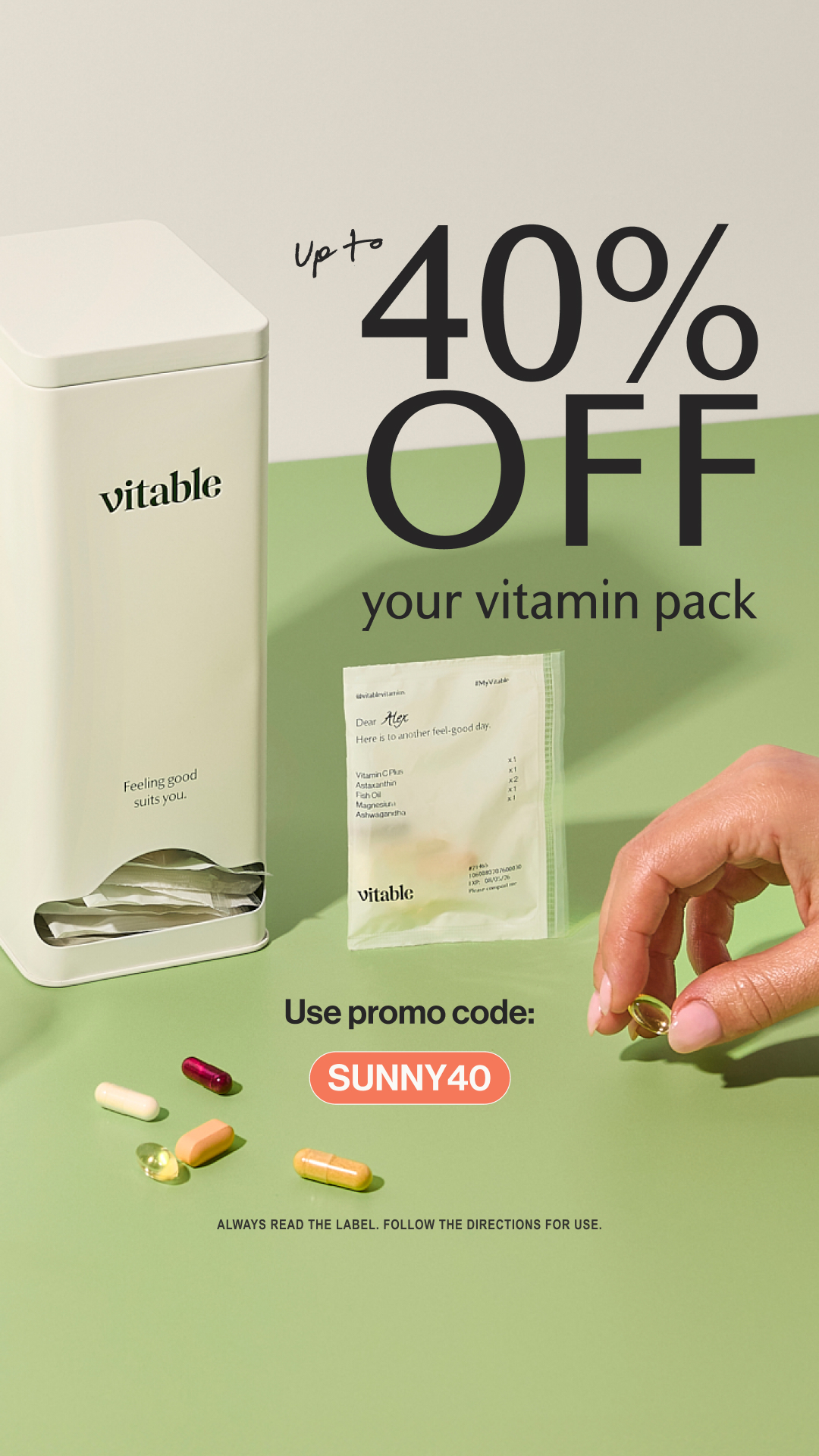 Vitable Facebook ad from May 28, 2026