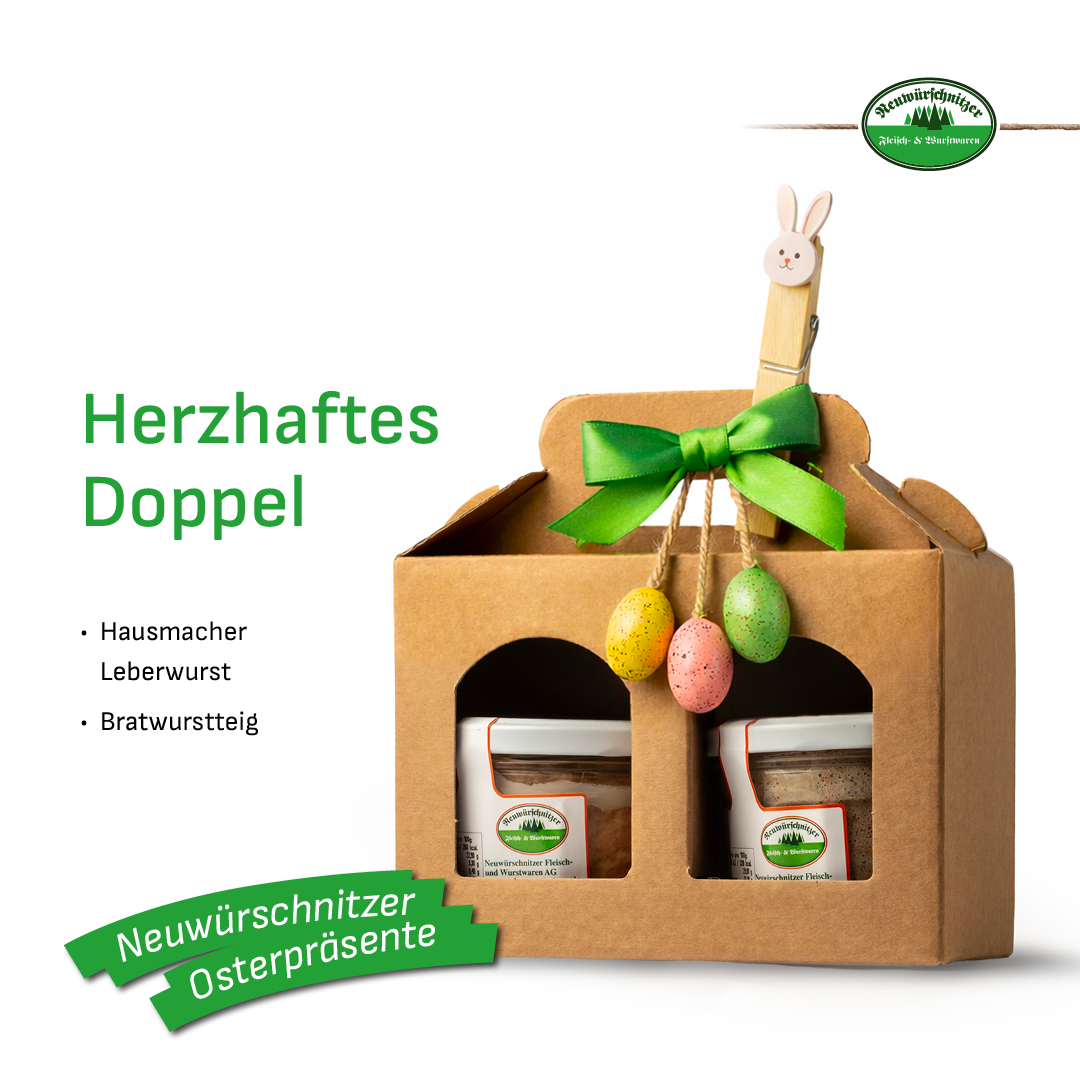 Neuwürschnitzer Fleisch- & Wurstwaren AG Facebook ad: Ostern kann mehr als Schokolade.