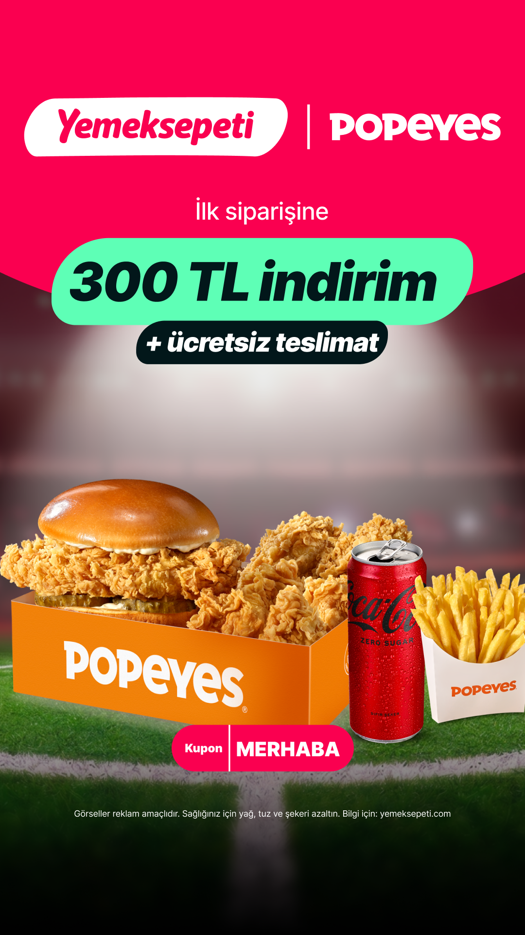 Yemeksepeti Facebook ad