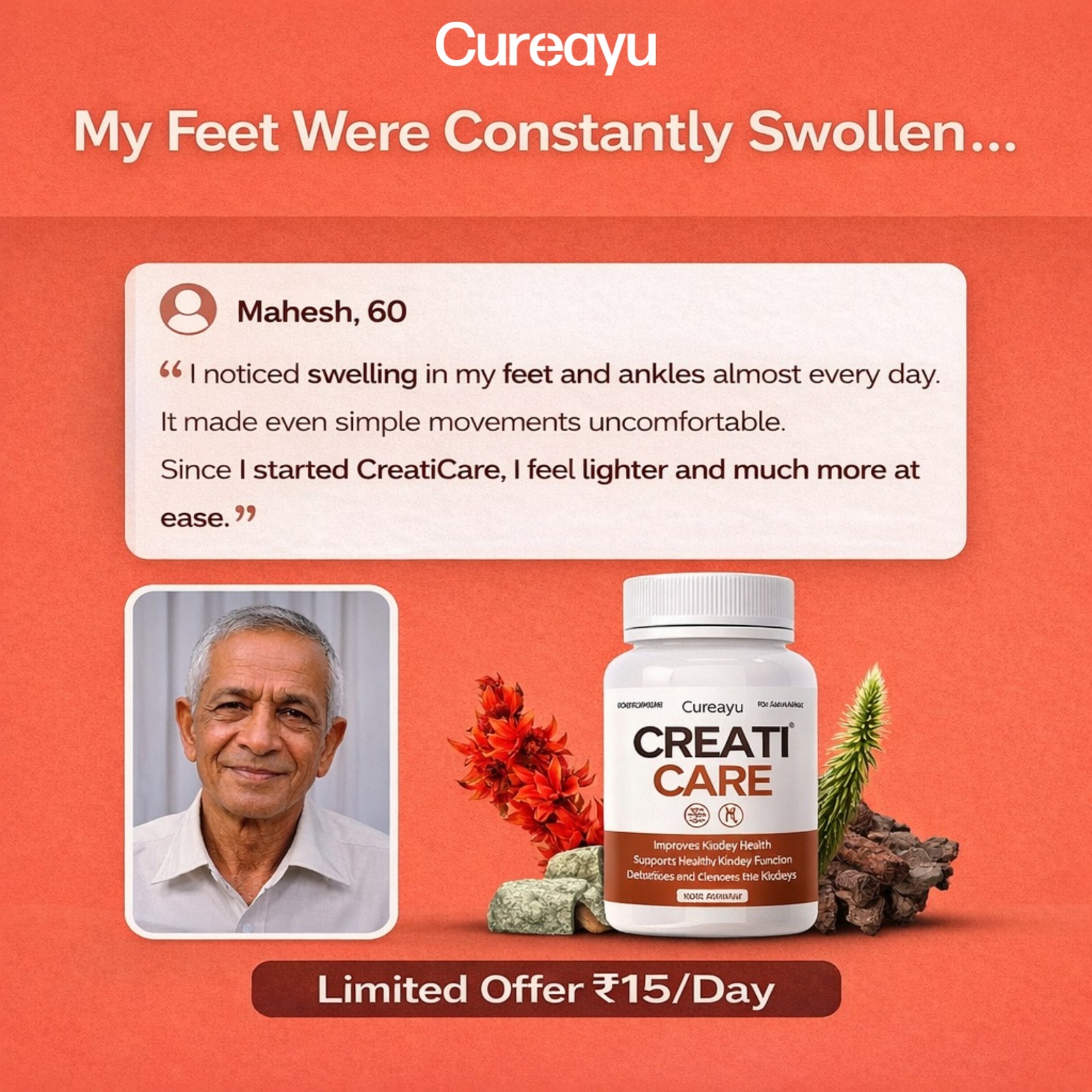 Cureayu Facebook ad