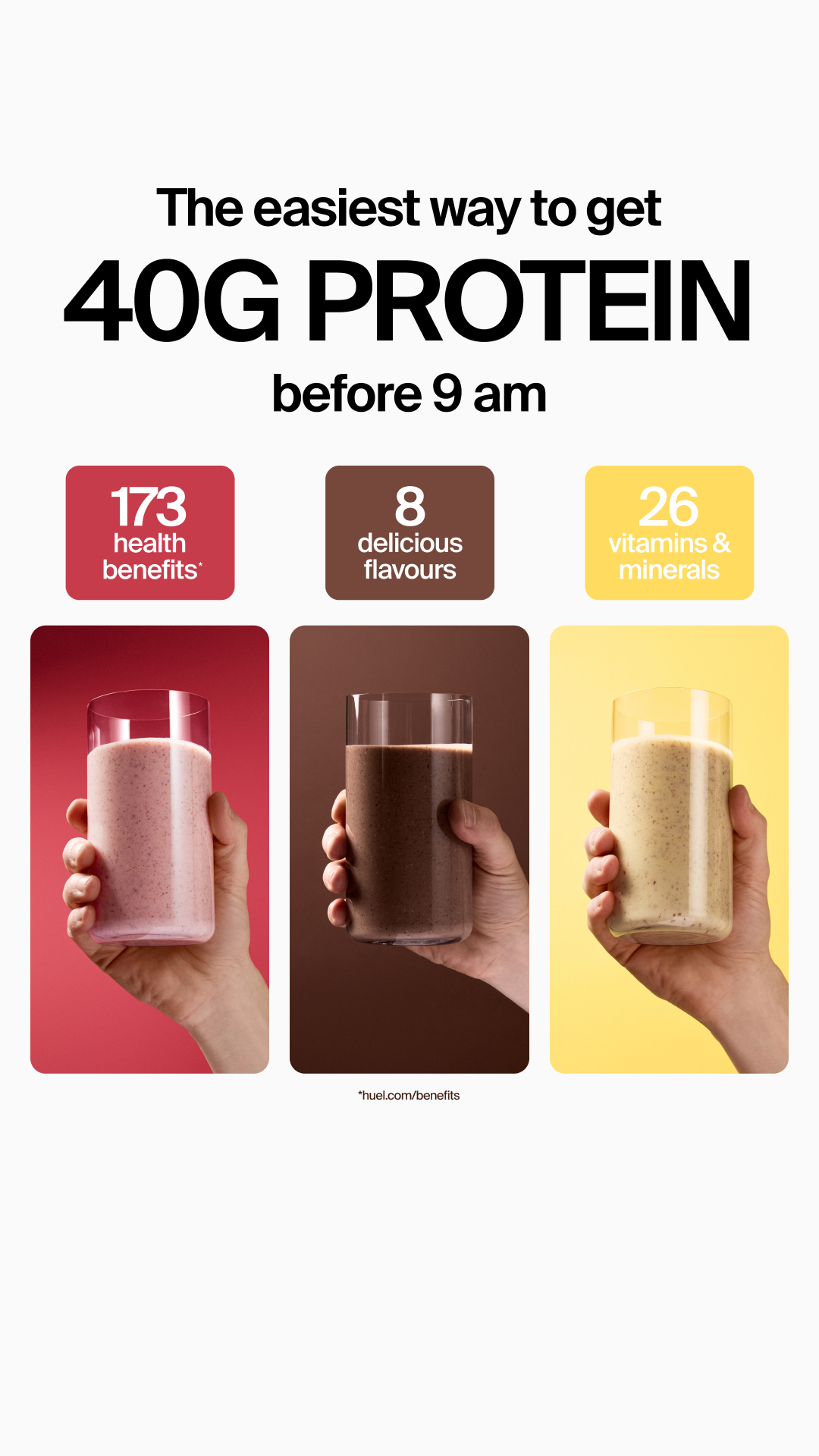 Huel Facebook ad