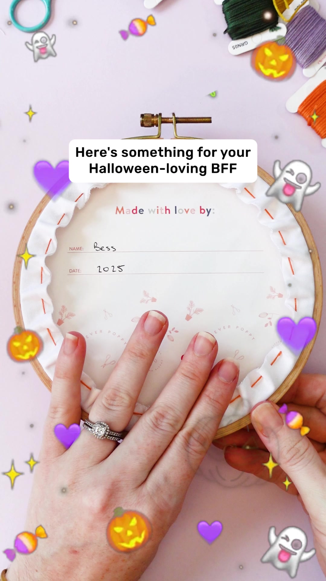 Clever Poppy Facebook ad: Start Stitching With Us!